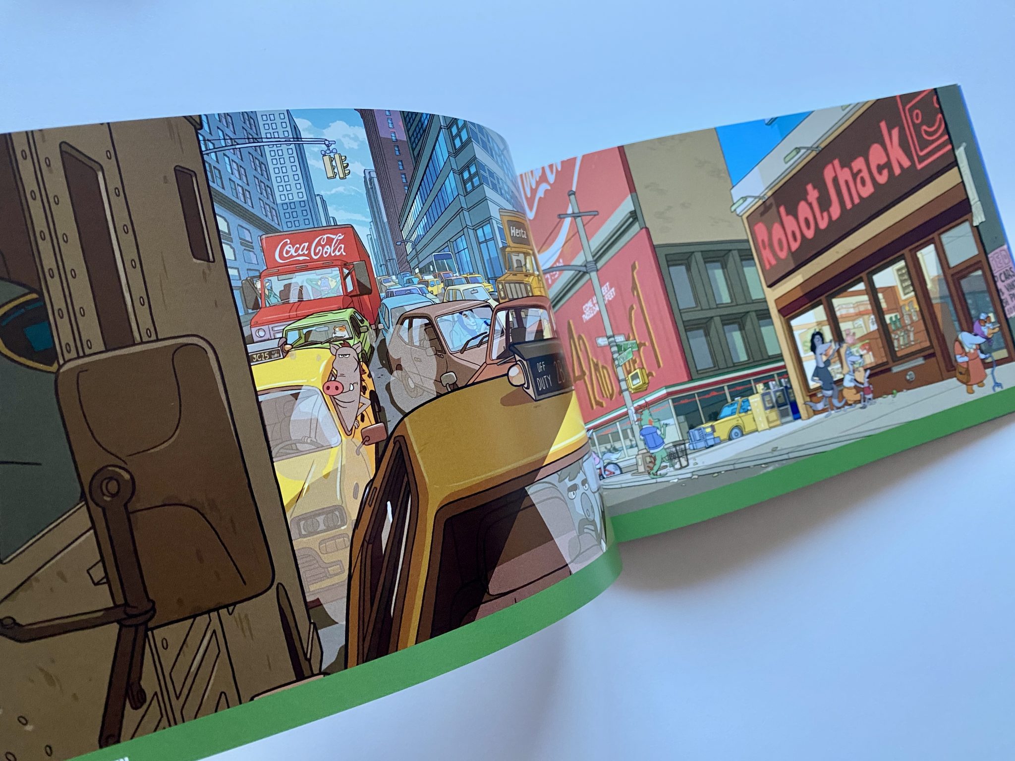 Robot Dreams Blu-ray Edición Coleccionista - Interior libro de arte