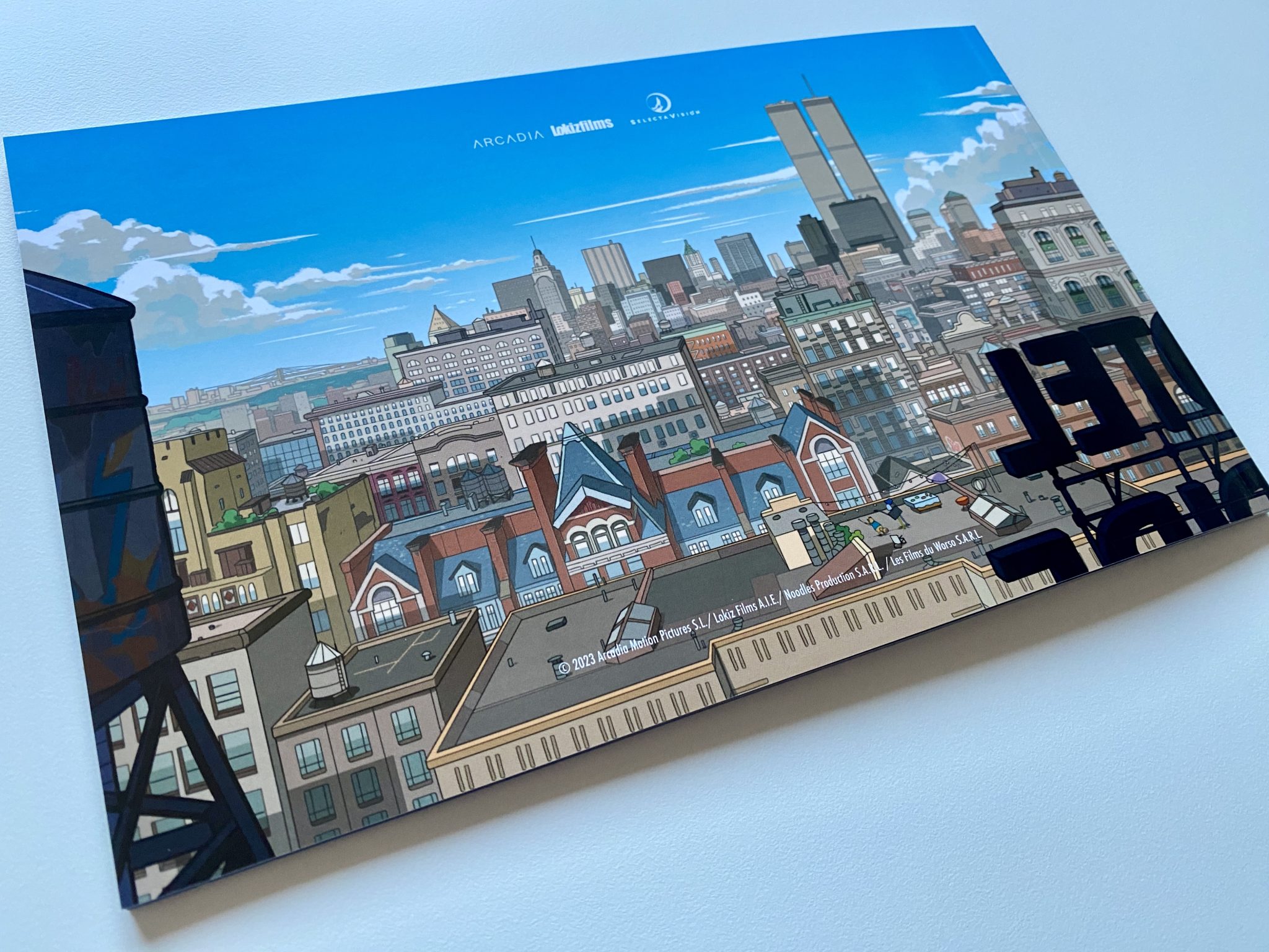 Robot Dreams Blu-ray Edición Coleccionista - Contraportada libro de arte