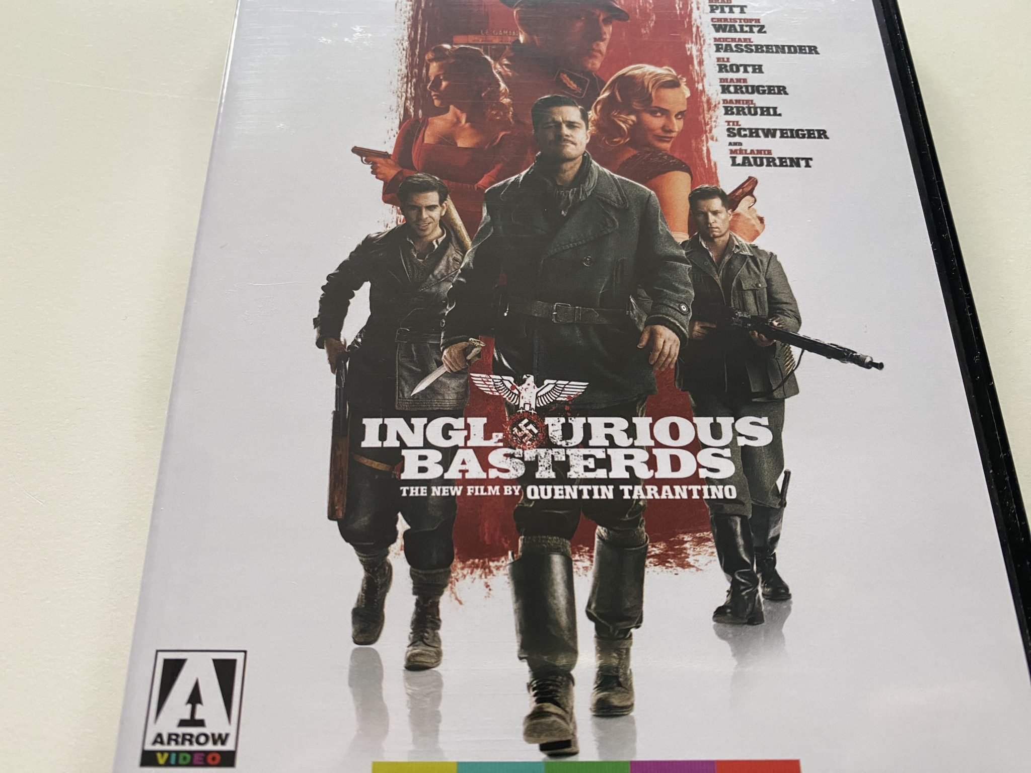 Inglourious Basterds 4K Limited Edition Arrow Films - Detalle portada amaray