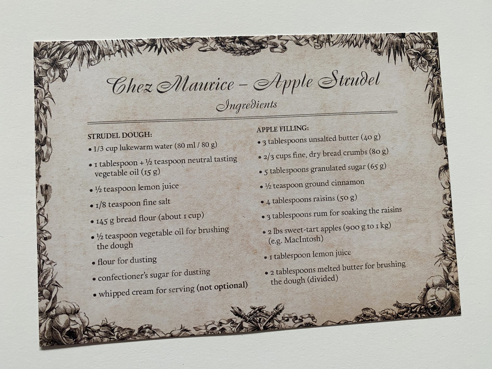 Inglourious Basterds 4K Limited Edition Arrow Films - Receta Strudel