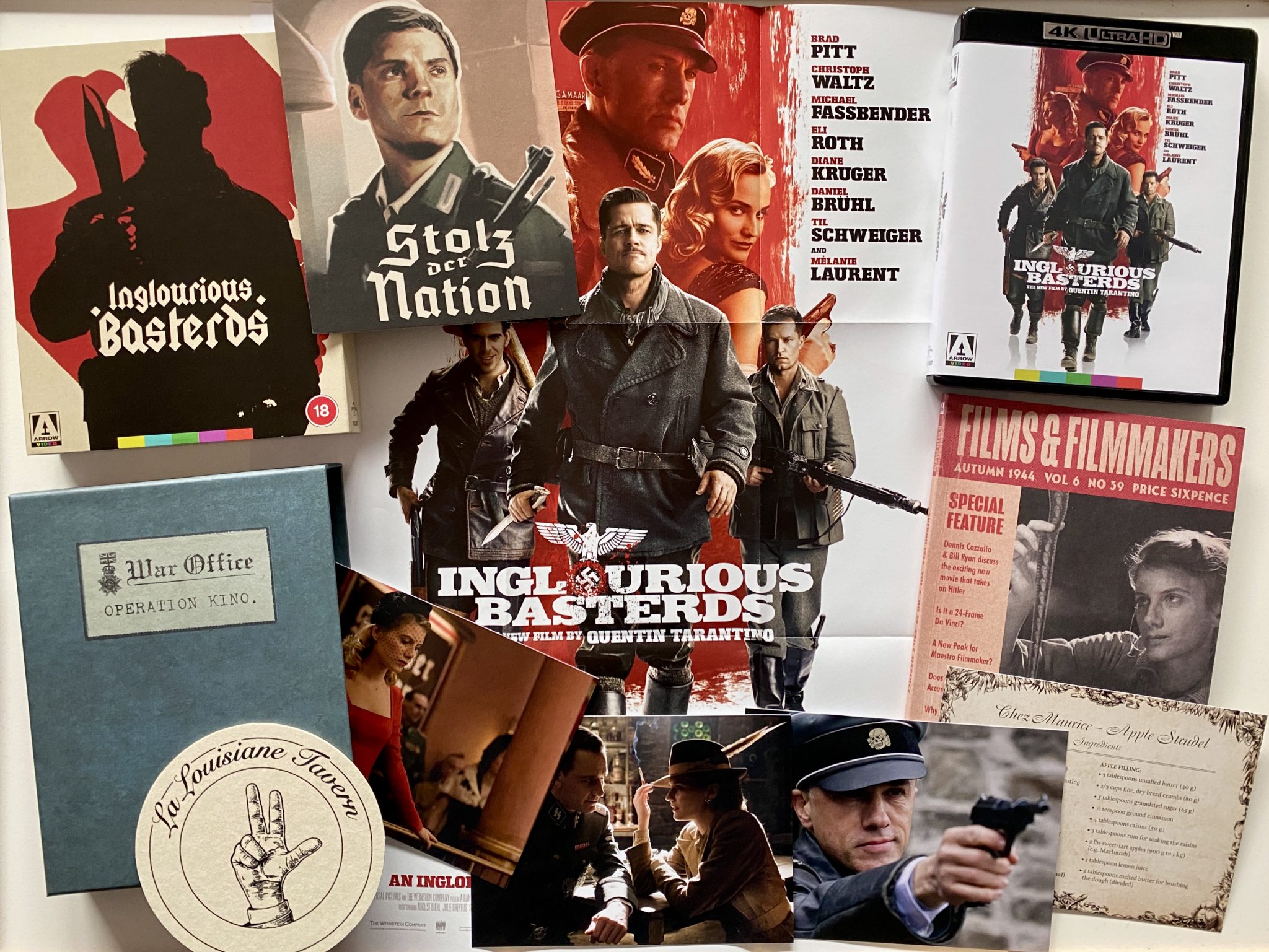 Inglourious Basterds 4K Limited Edition Arrow Films - Conjunto