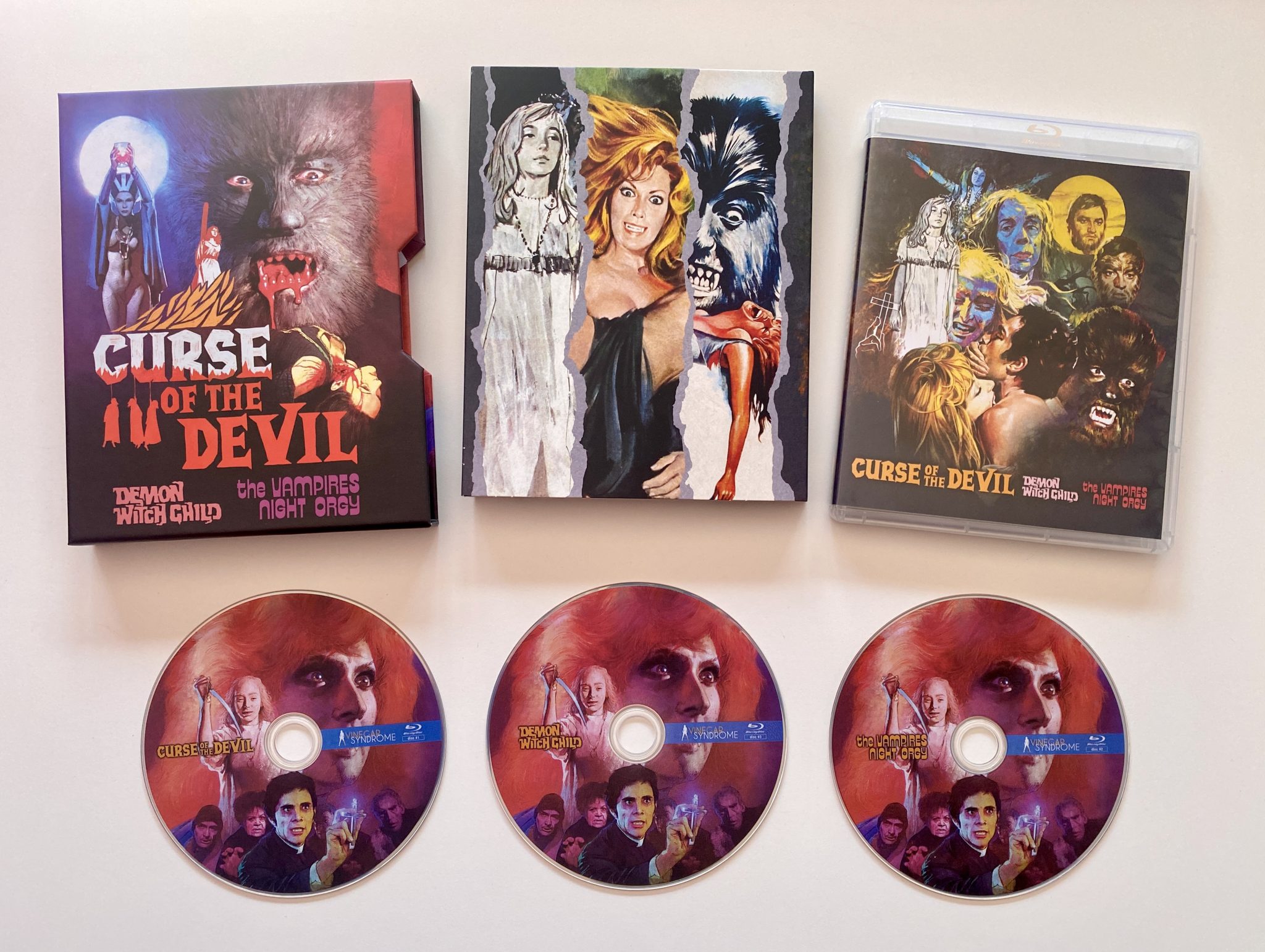 Pack Blu-ray Fantaterror Español por Vinegar Syndrome - conjunto