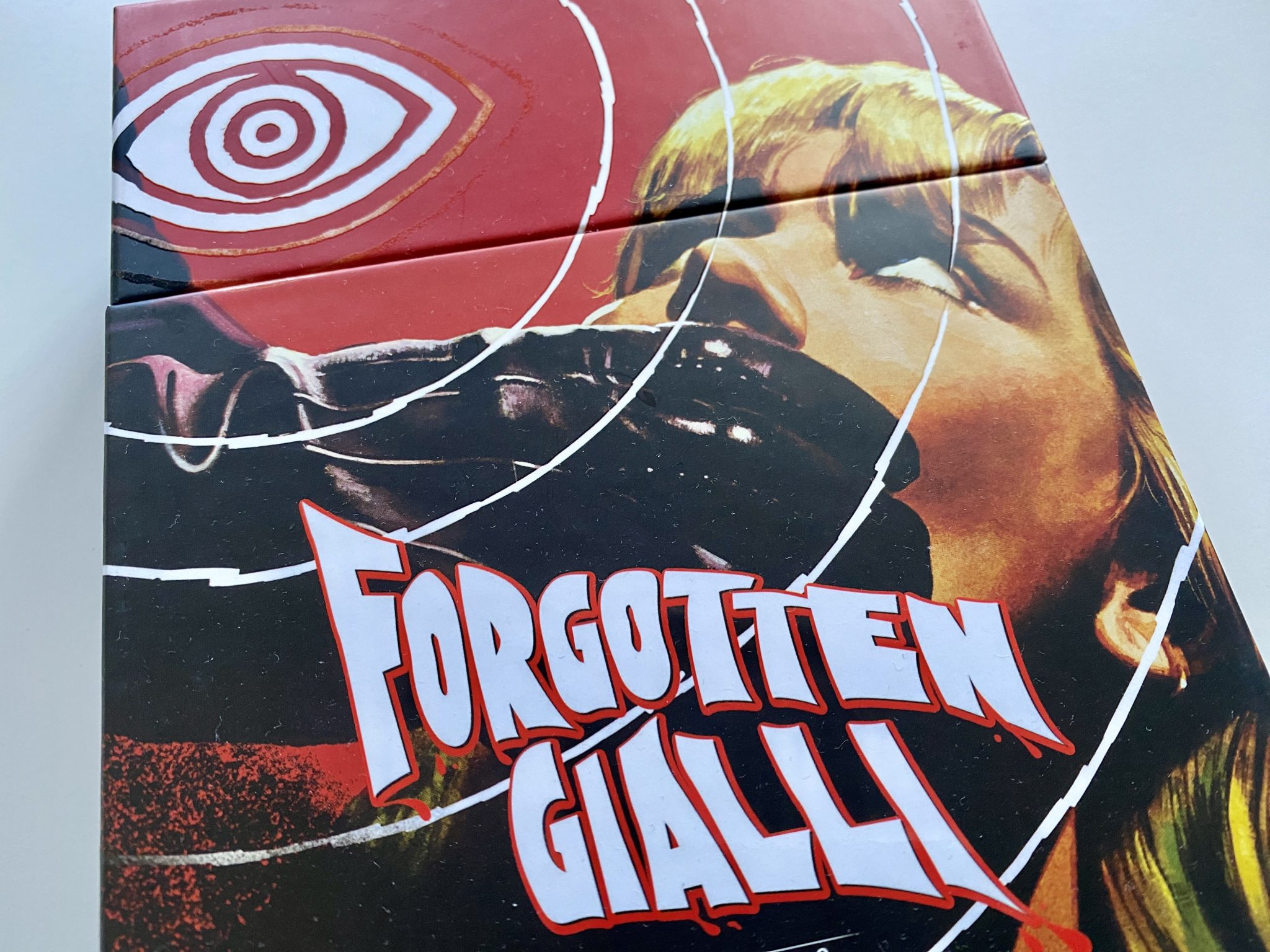 Forgotten Gialli Volume 8 box set - portada cenital detalle