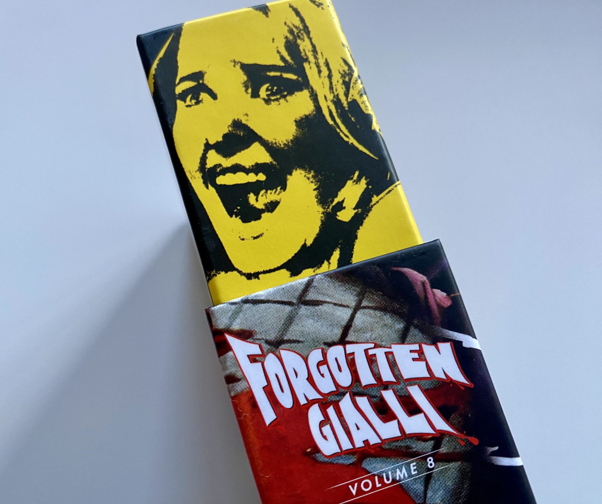 Forgotten Gialli Volume 8 box set - detalle apertura lateral