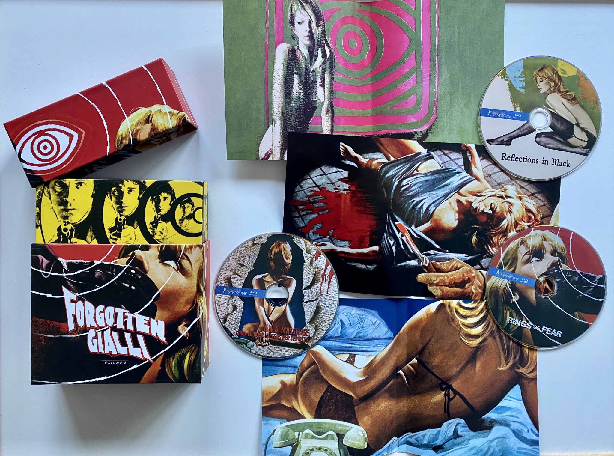 Forgotten Gialli Volume 8 box set - conjunto