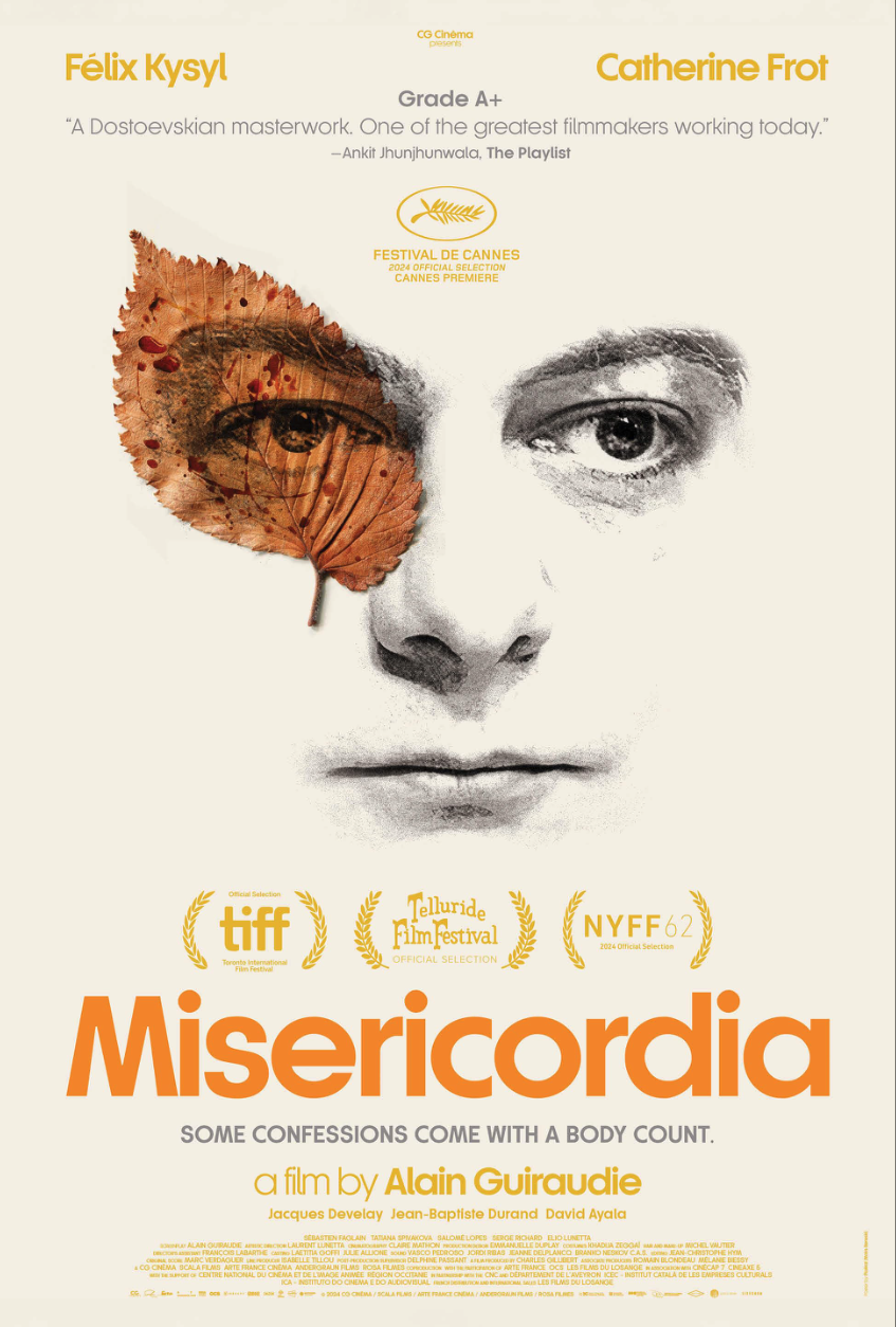 Póster de Misericordia, dirigida por Alain Guiraudie