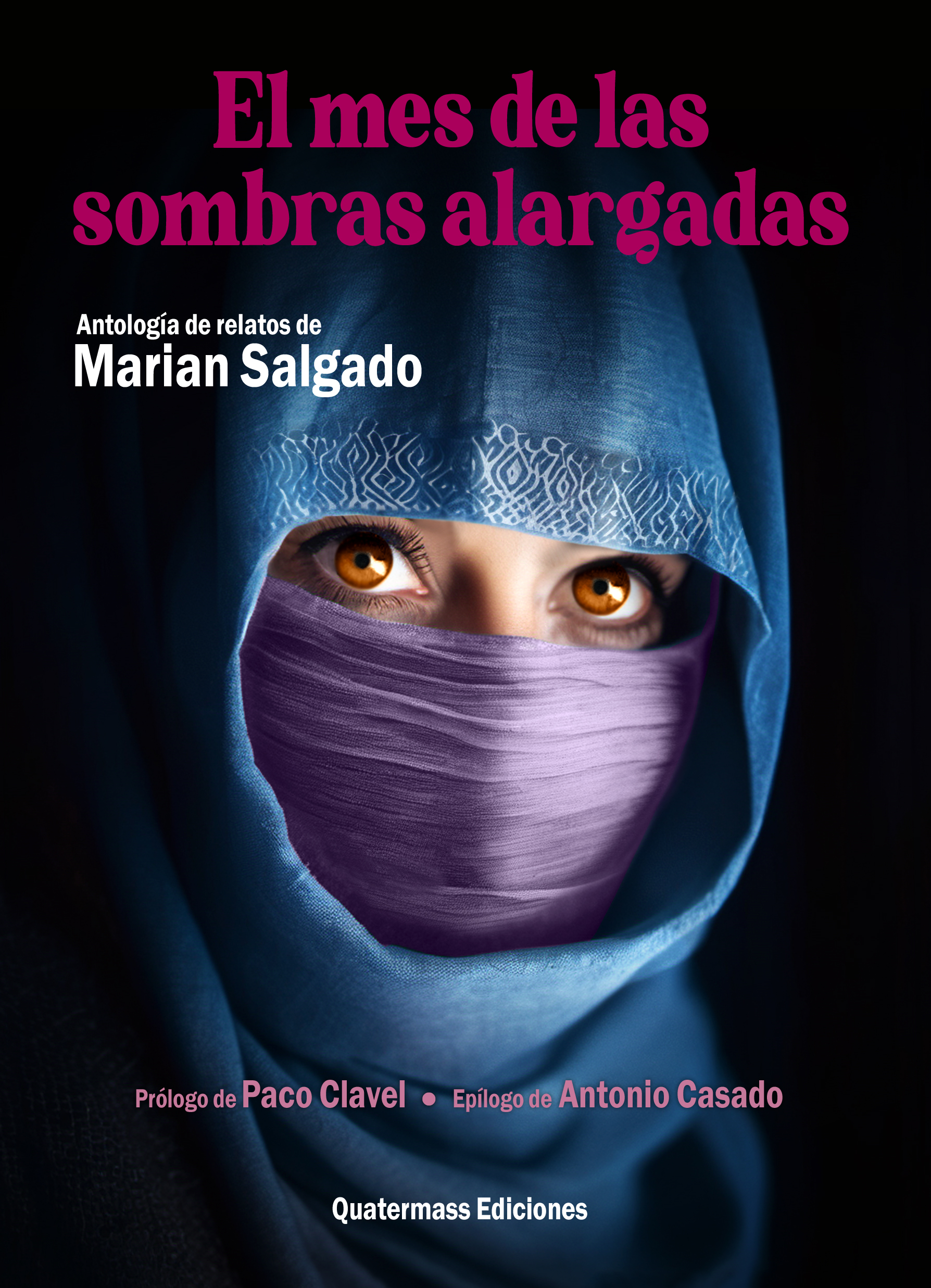 Portada del libro El mes sombras alargadas, escrito por Marian Salgado