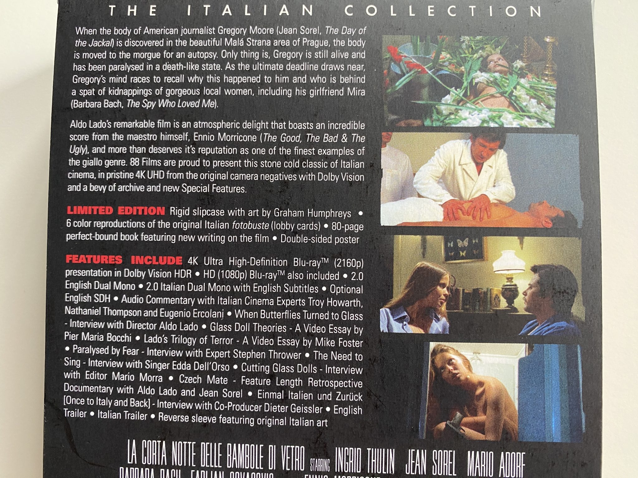 Short Night of the Glass Dolls detalle contraportada J-card