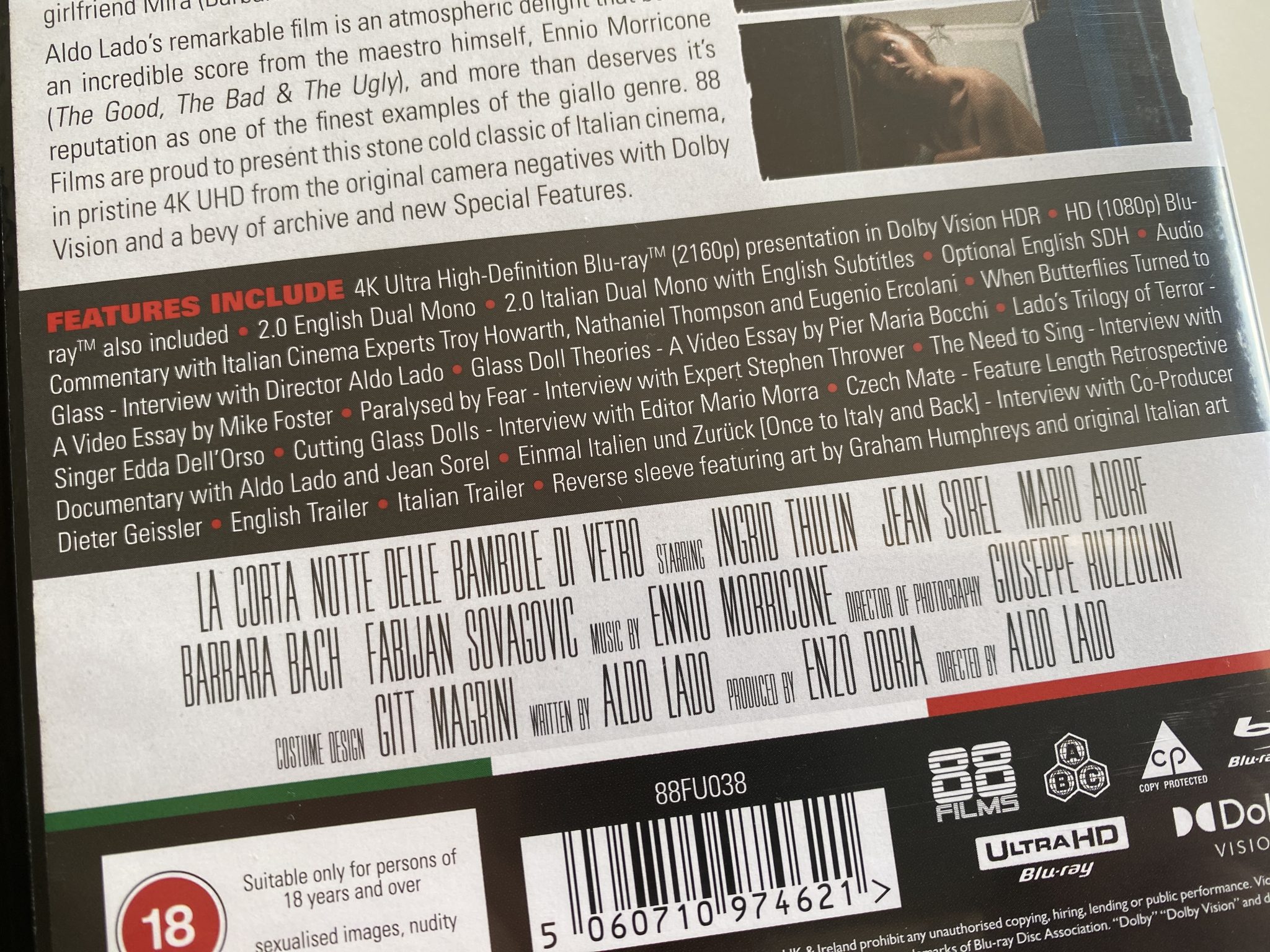 Short Night of the Glass Dolls detalle contenidos discos