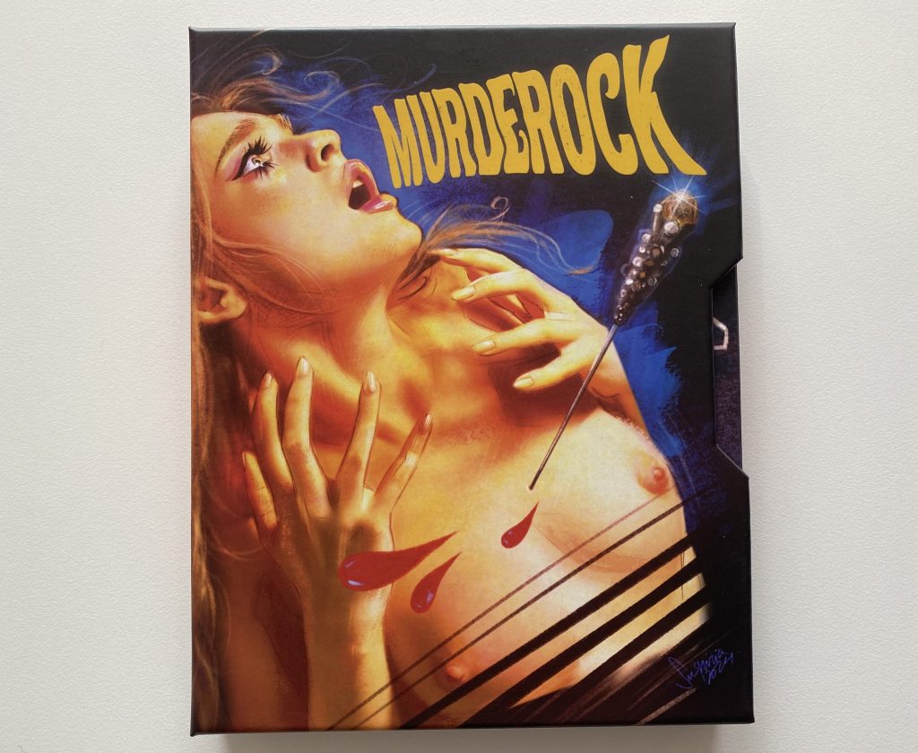 Murderock 4K Vinegar Syndrome - portada slipcase