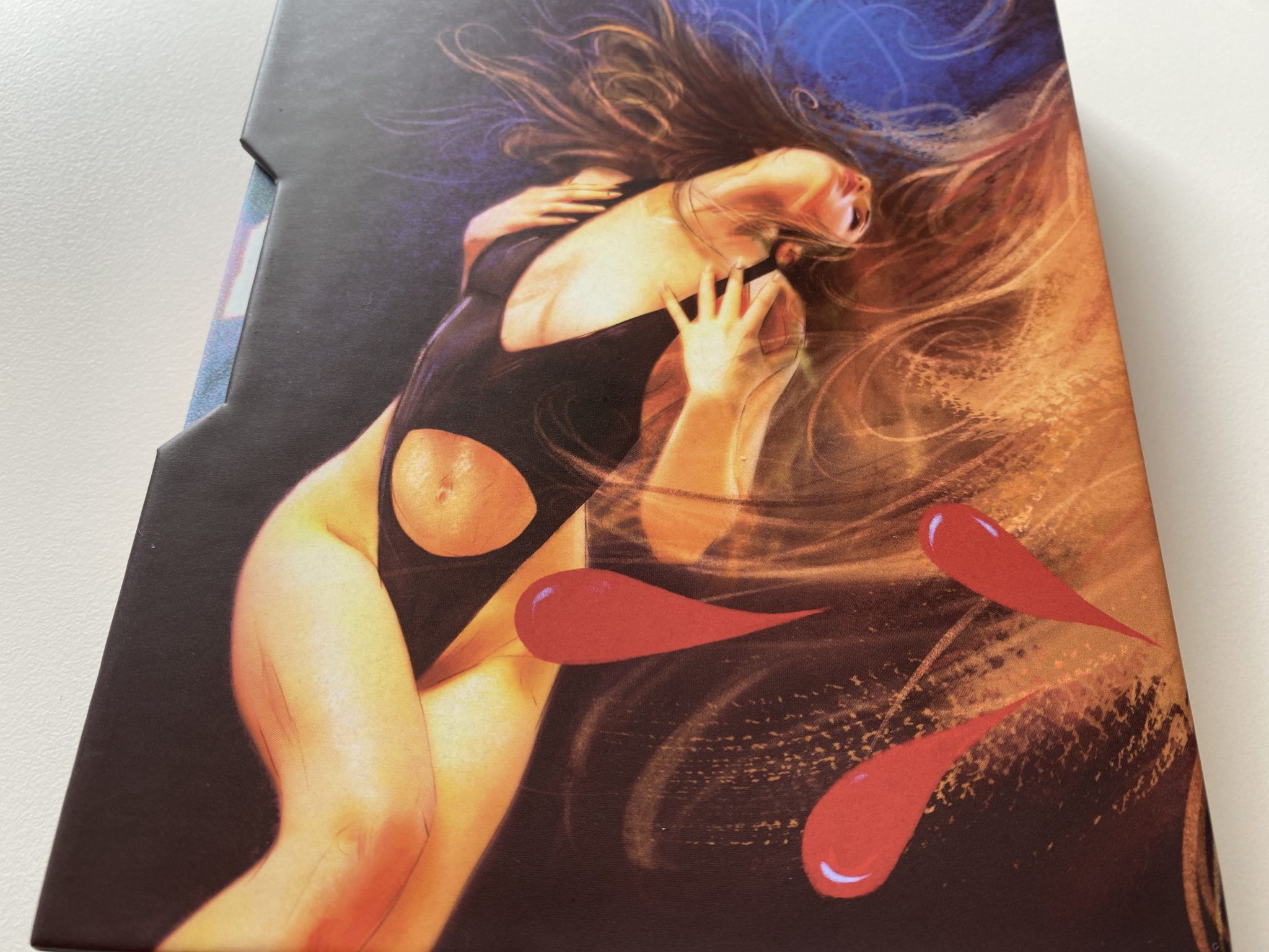 Murderock 4K Vinegar Syndrome - detalle contraportada slipcase