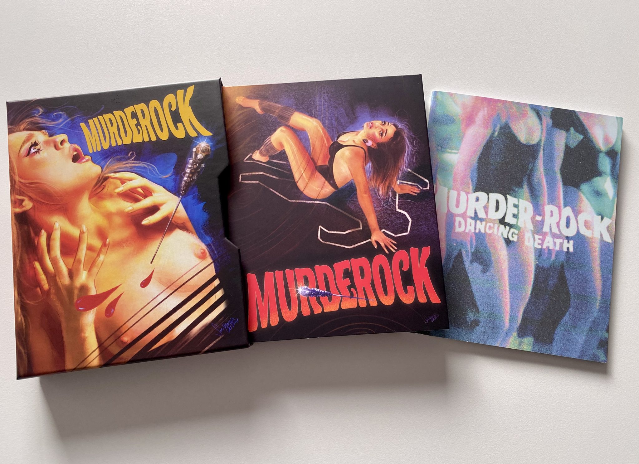 Murderock 4K Vinegar Syndrome - contenidos slipcase