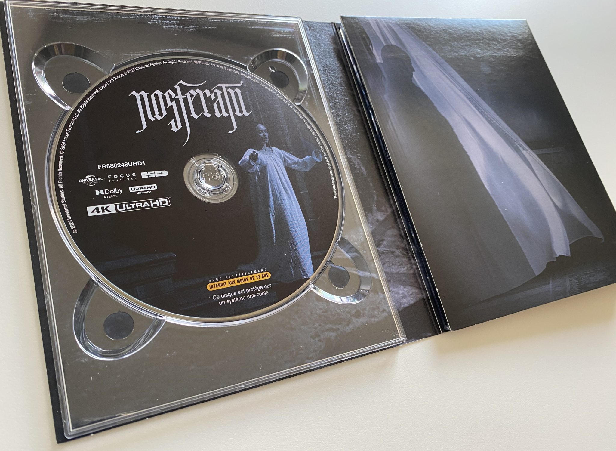 Nosferatu 4K Édition Collector Limiteé - digipack inner