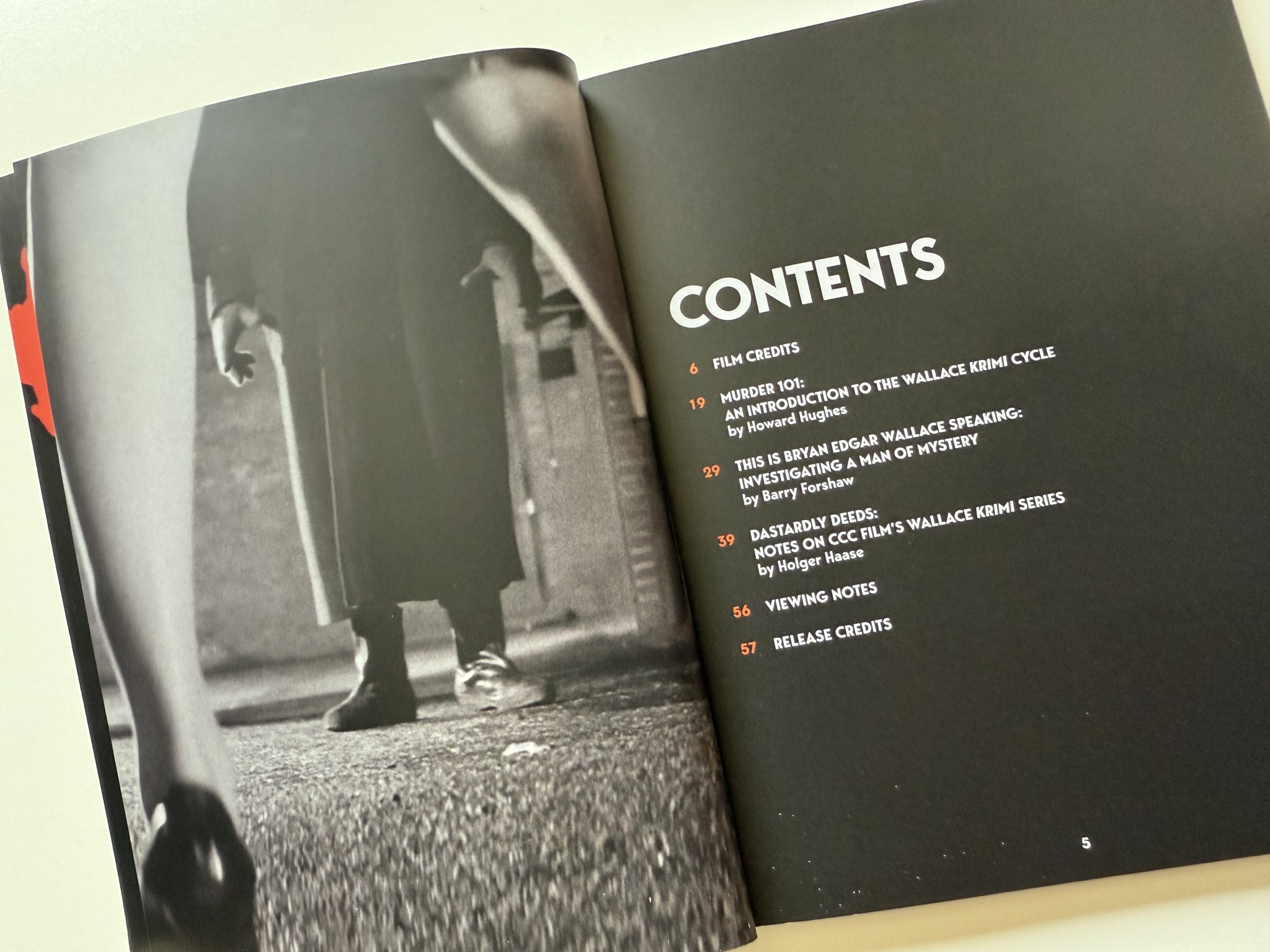 Booklet inside - contents