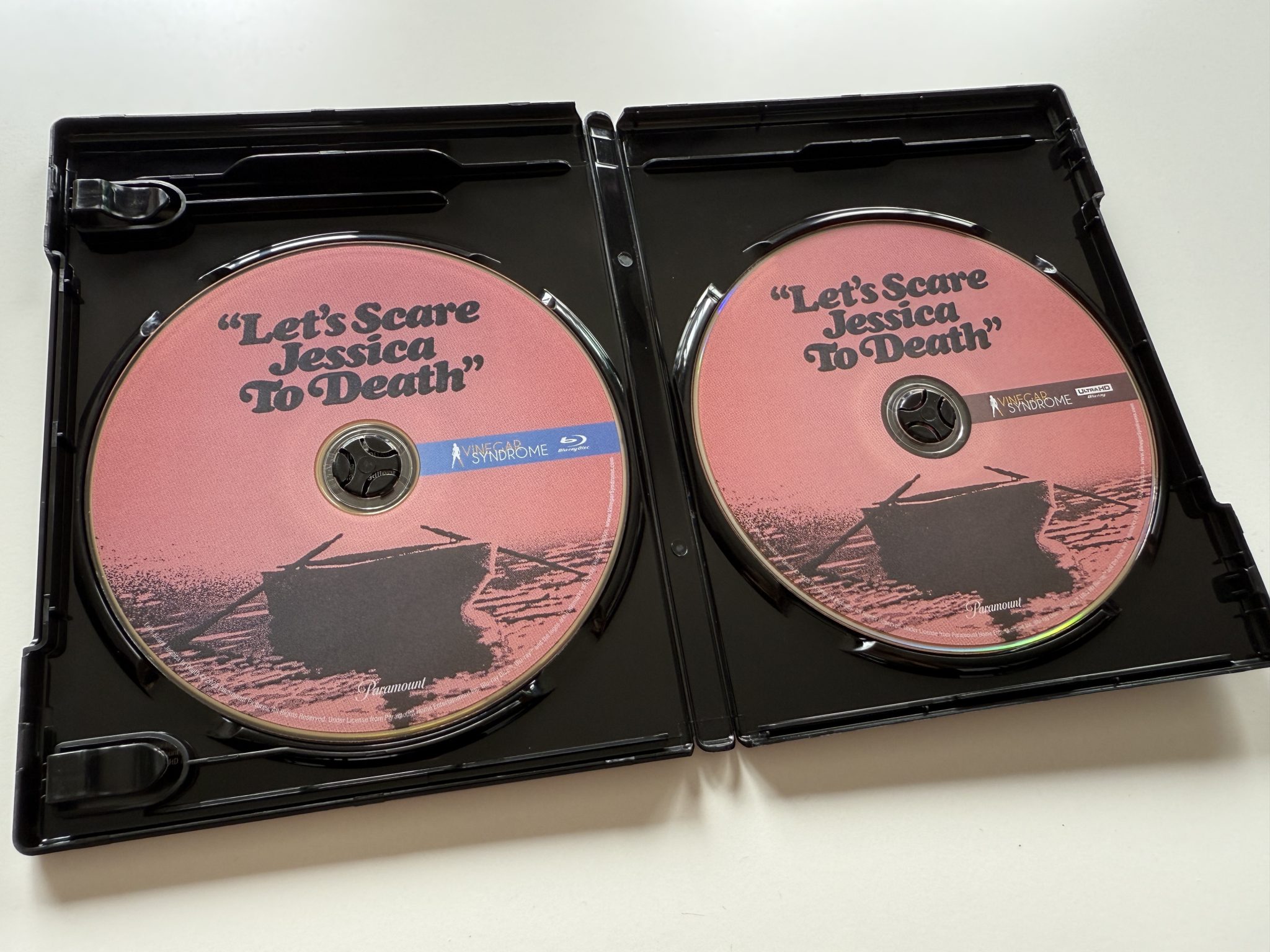 Let's Scare Jessica to Death 4K - Discs