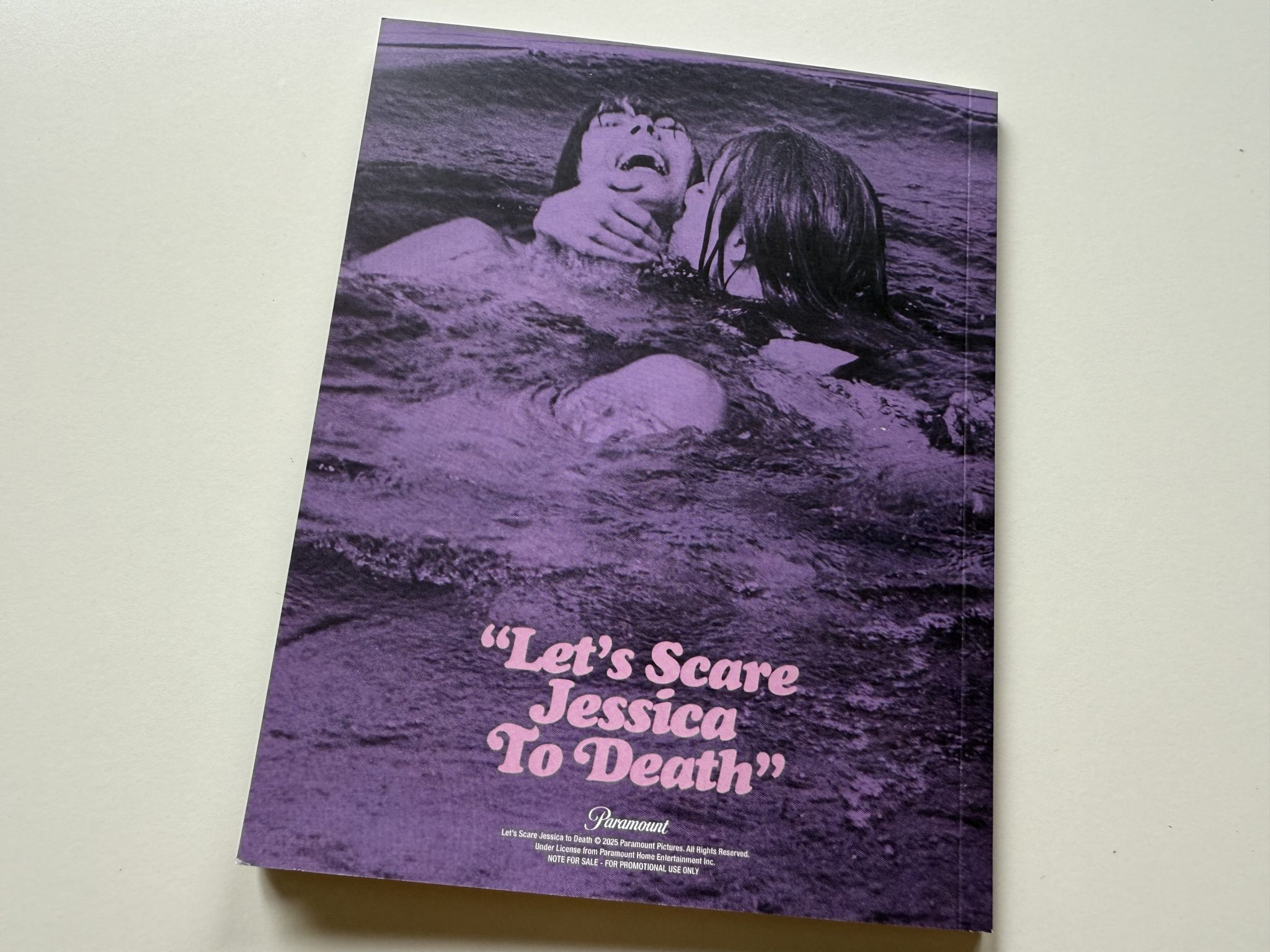 Let's Scare Jessica to Death 4K - Booklet back cover