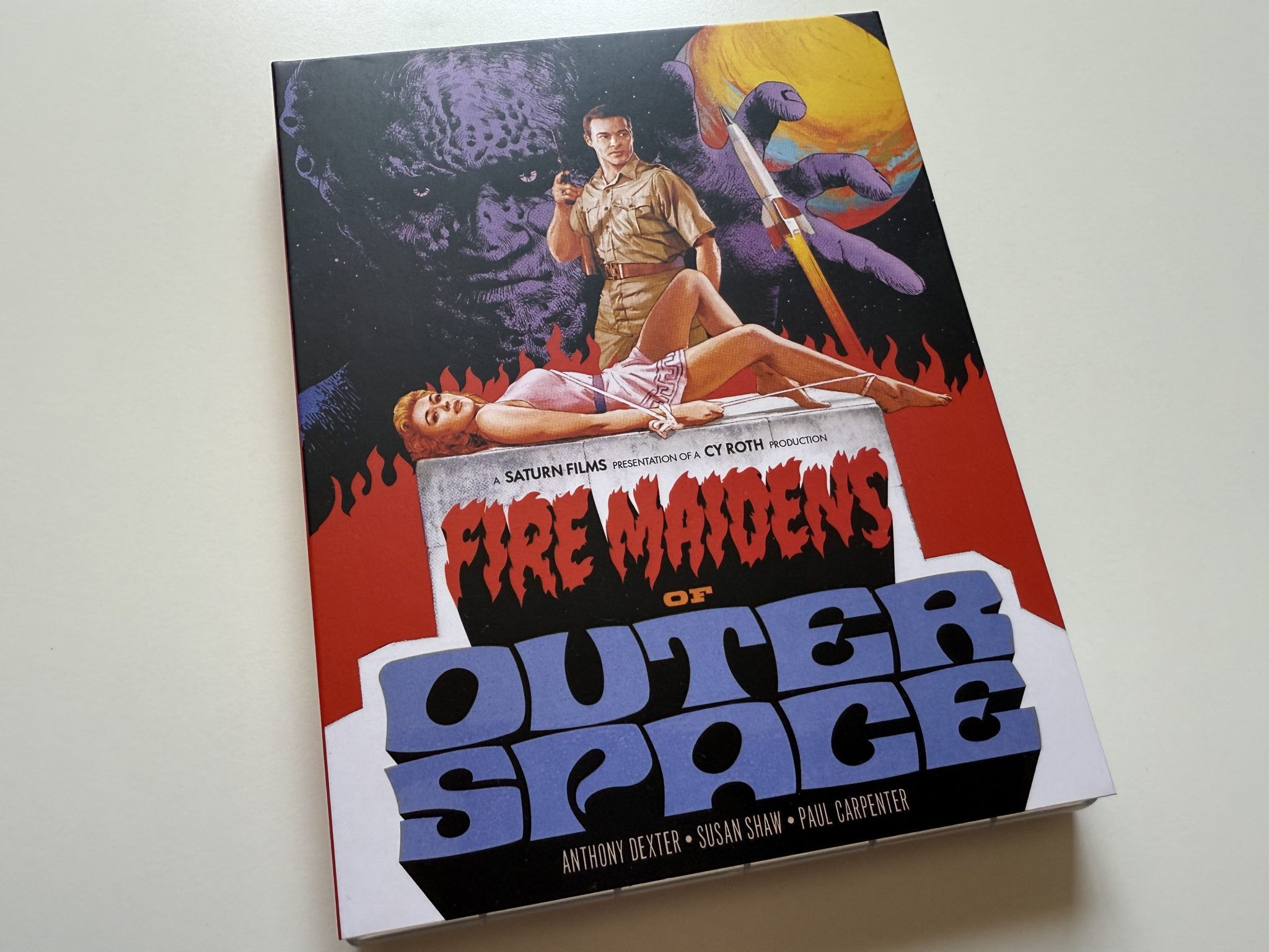 Fire Maidens of Outer Space - Slipcover front