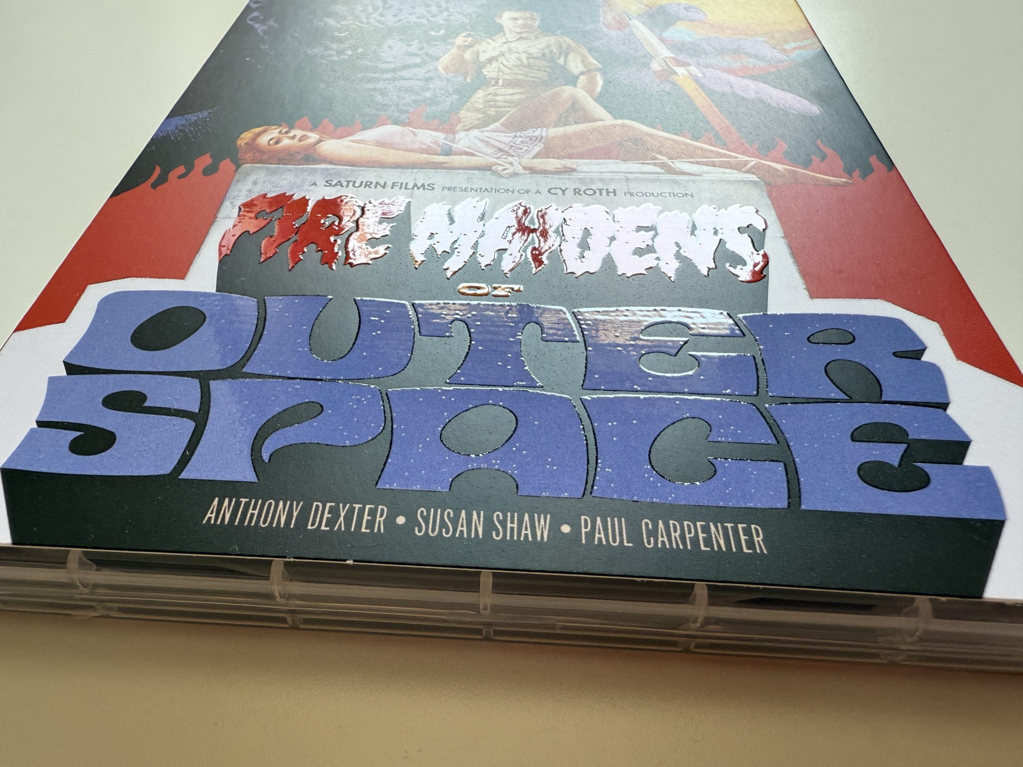 Fire Maidens of Outer Space - Slipcover glossy title