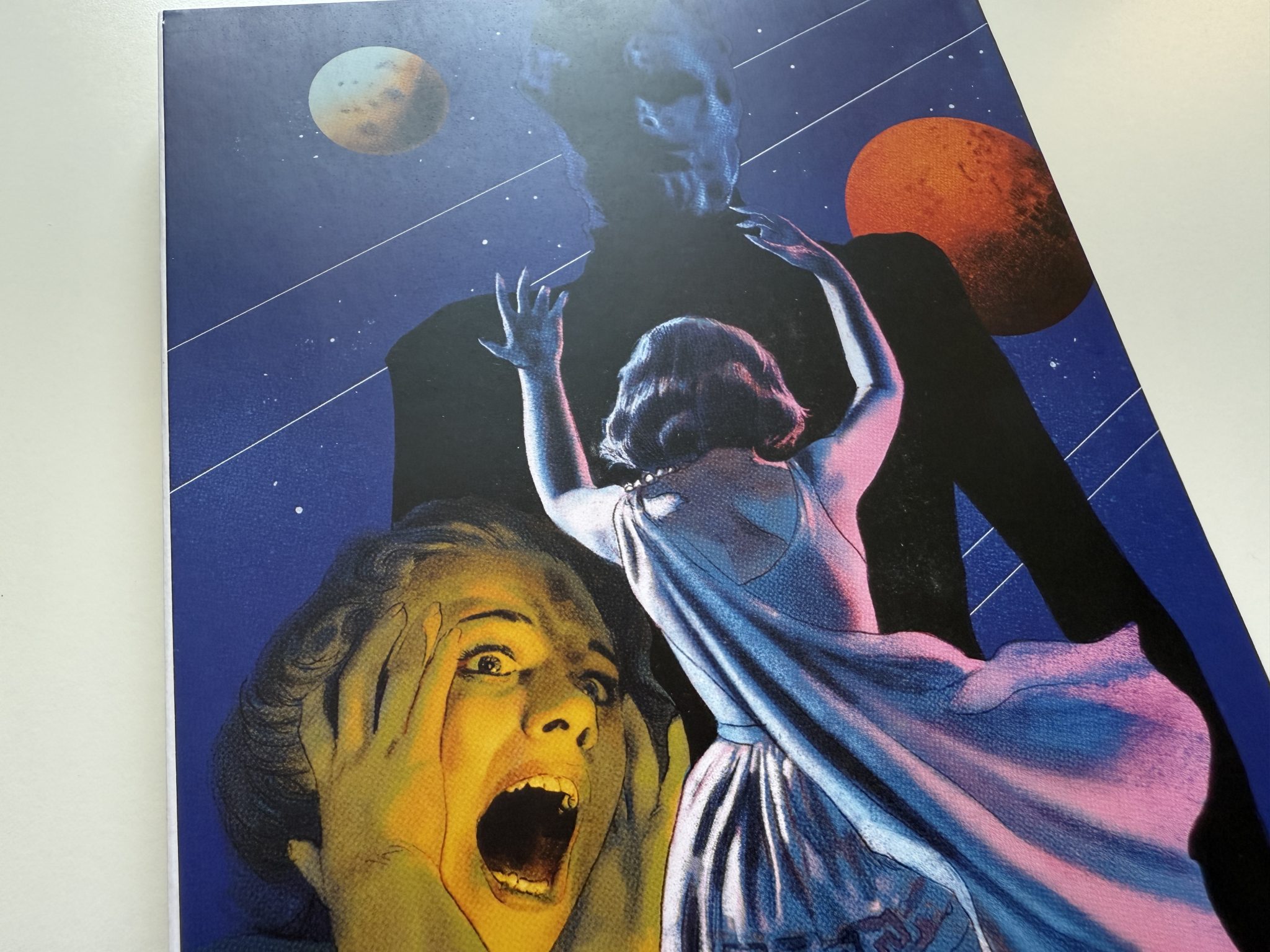 Fire Maidens of Outer Space - Slipcover back detail