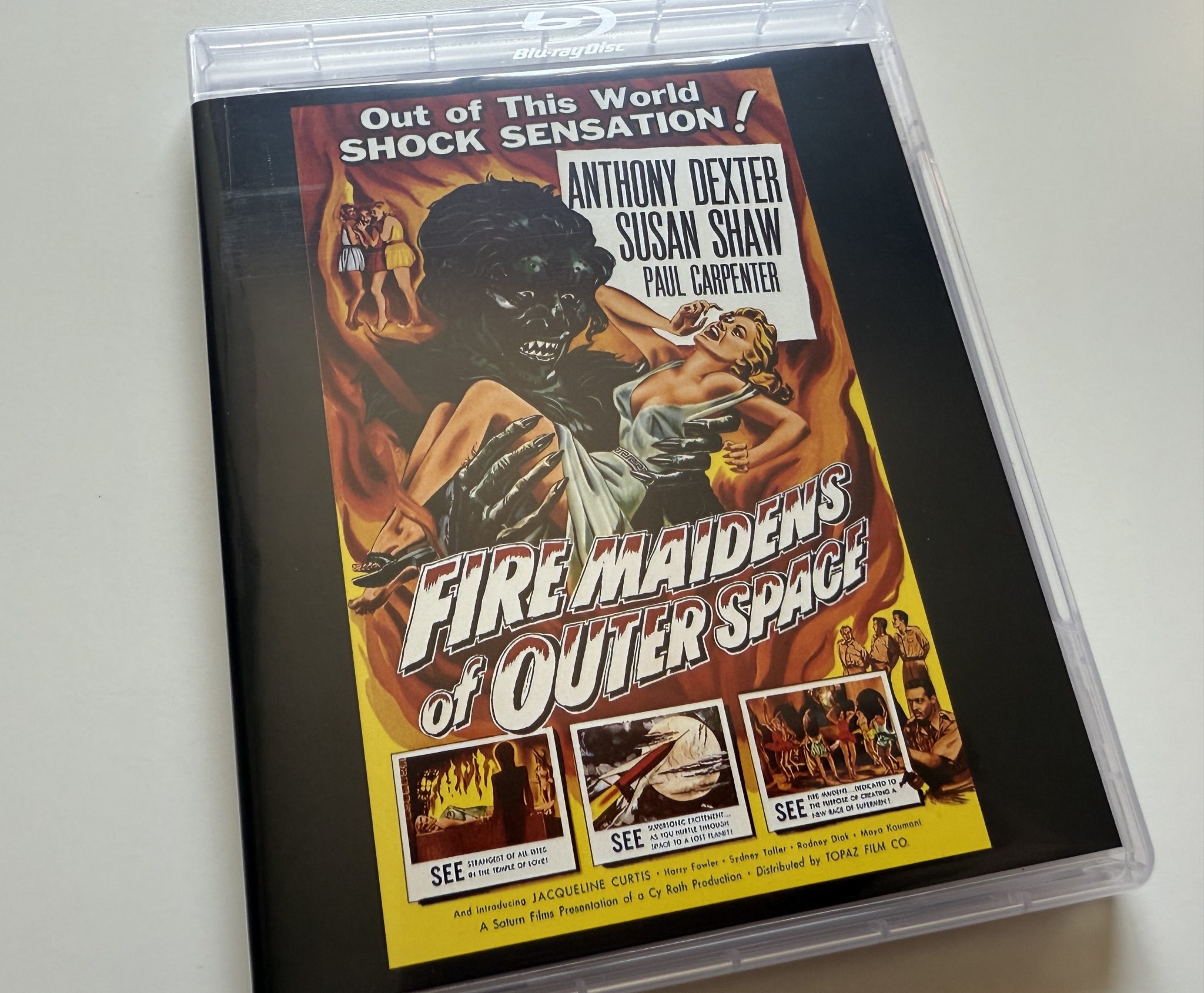 Fire Maidens of Outer Space - Amaray cover