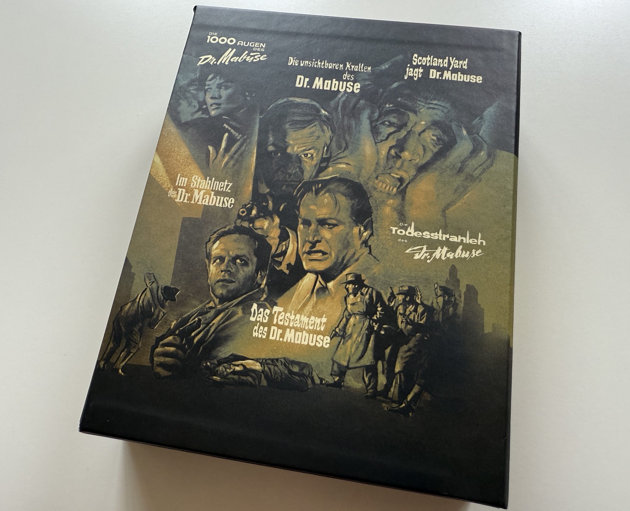 Pack Blu-ray Mabuse Lives! Eureka - Back cover