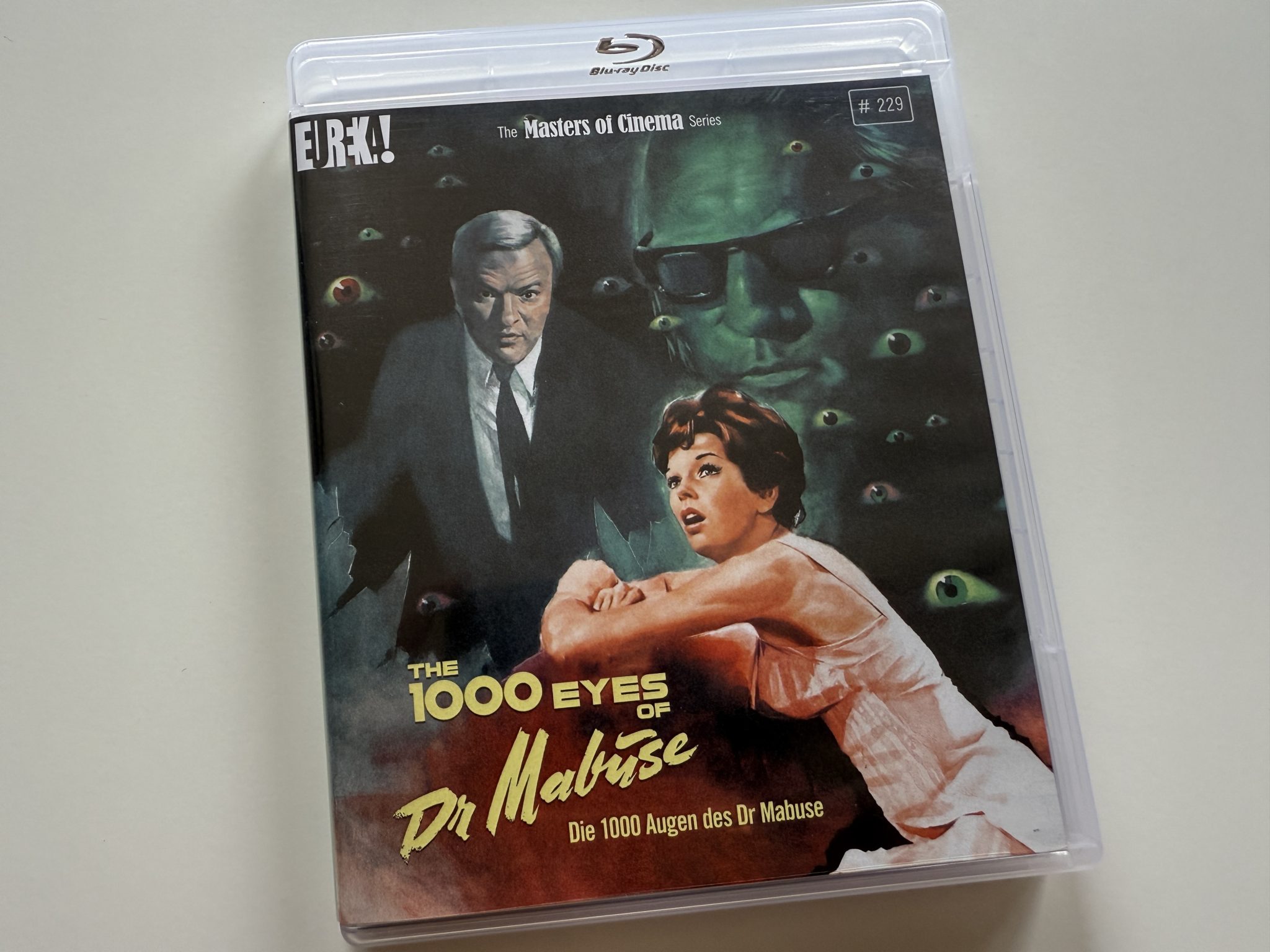 Pack Blu-ray Mabuse Lives! Eureka - Amaray case front 1