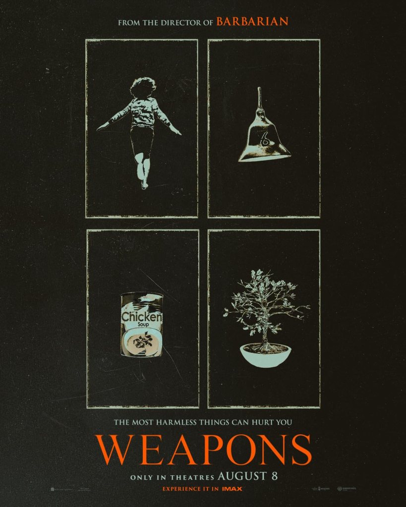 Cartel alternativo de Weapons, dirigida por Zach Cregger