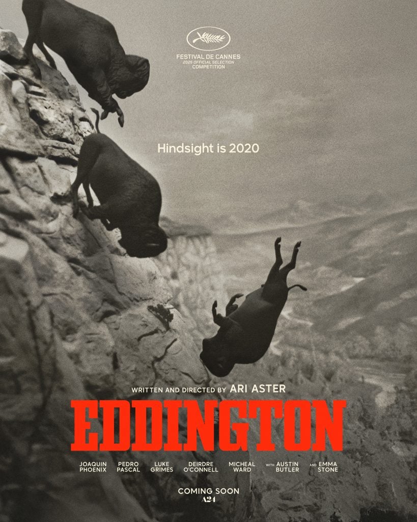 Póster original de Eddington, dirigida por Ari Aster