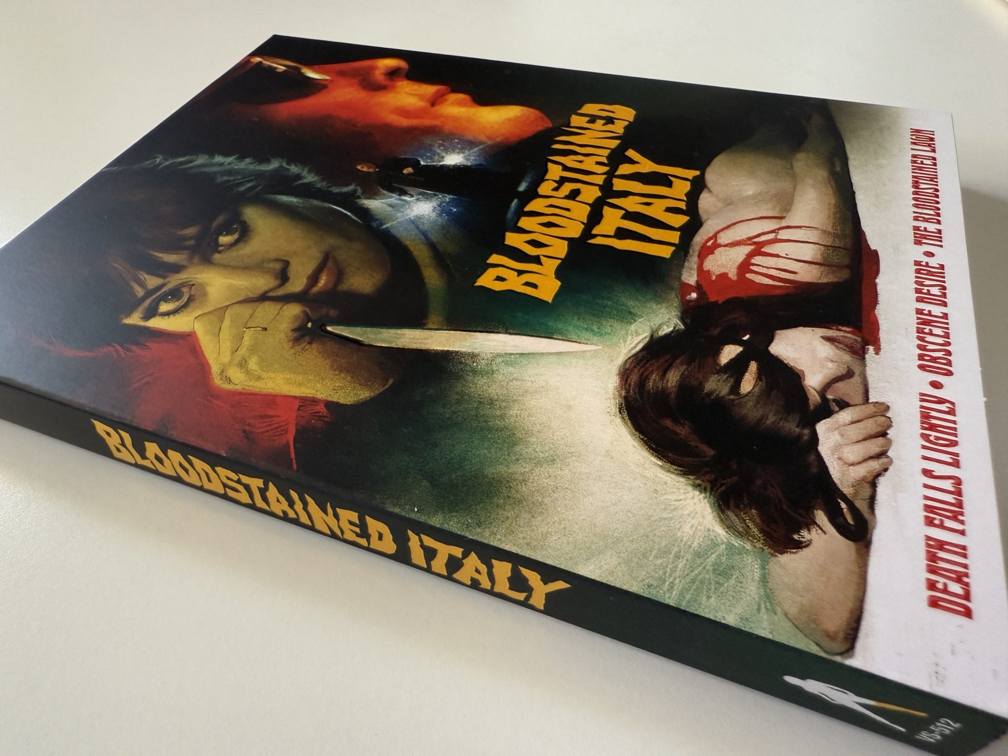 Bloodstained Italy Blu-ray set - Spine