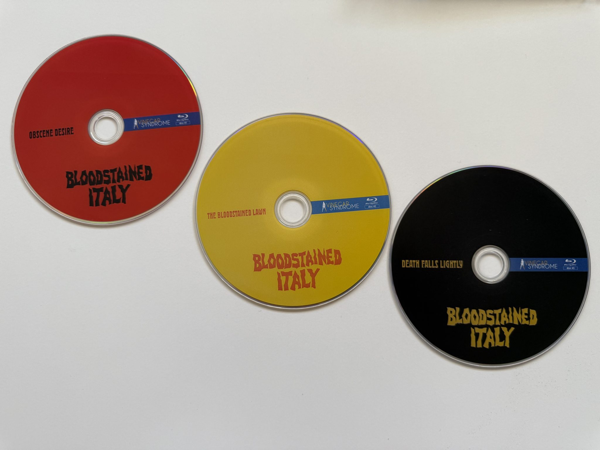 Bloodstained Italy Blu-ray set - Discs