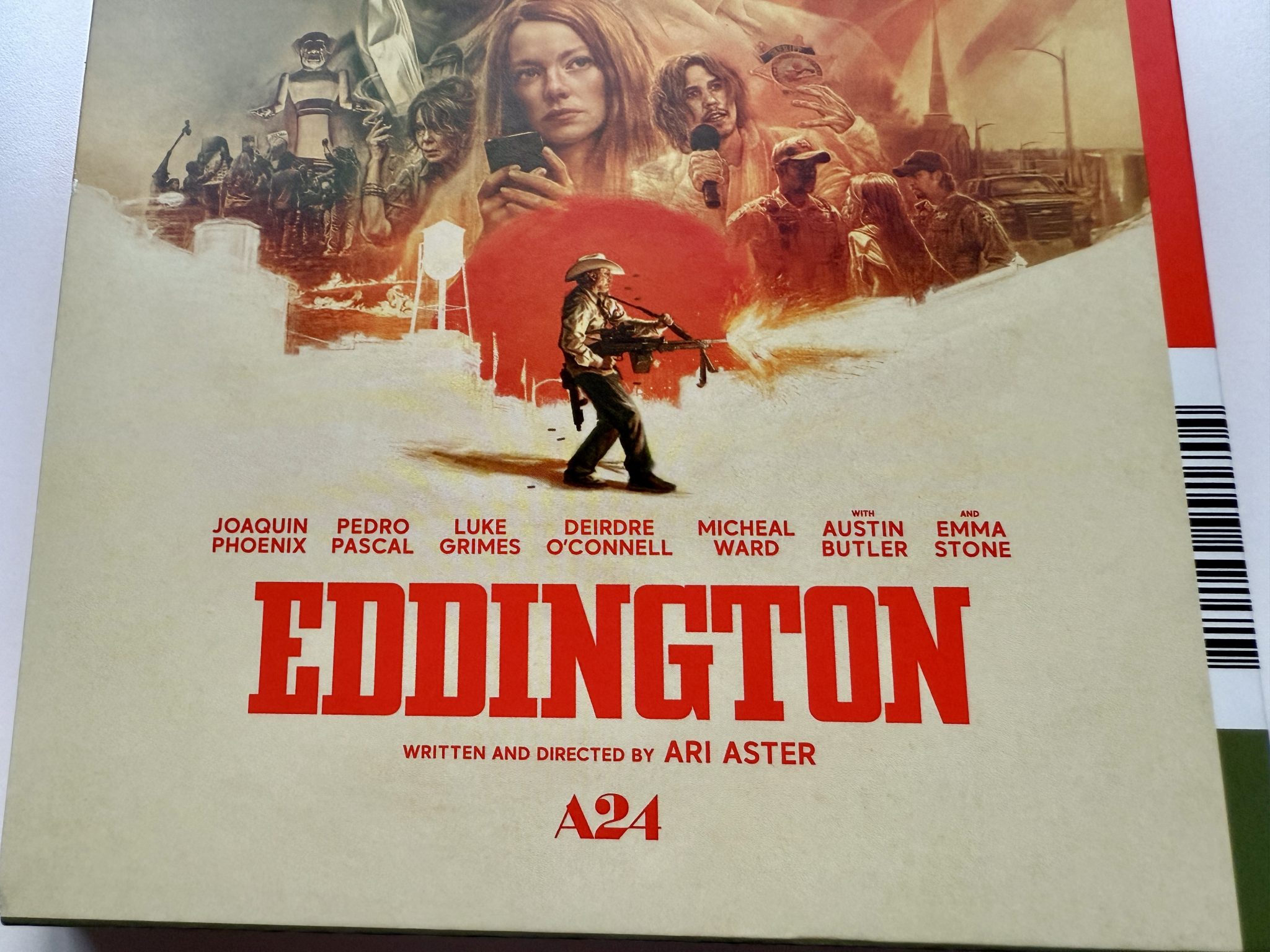 Eddington 4K digipack - Cover downside