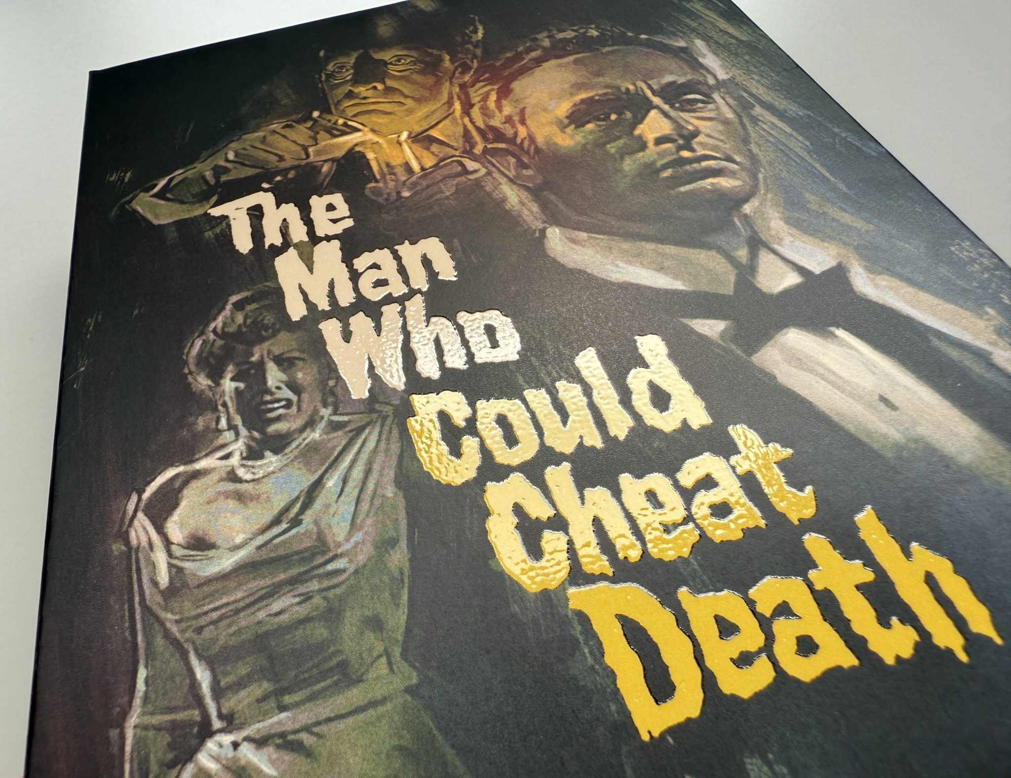 The Man Who Could Cheat Death 4k - Slipcover detail