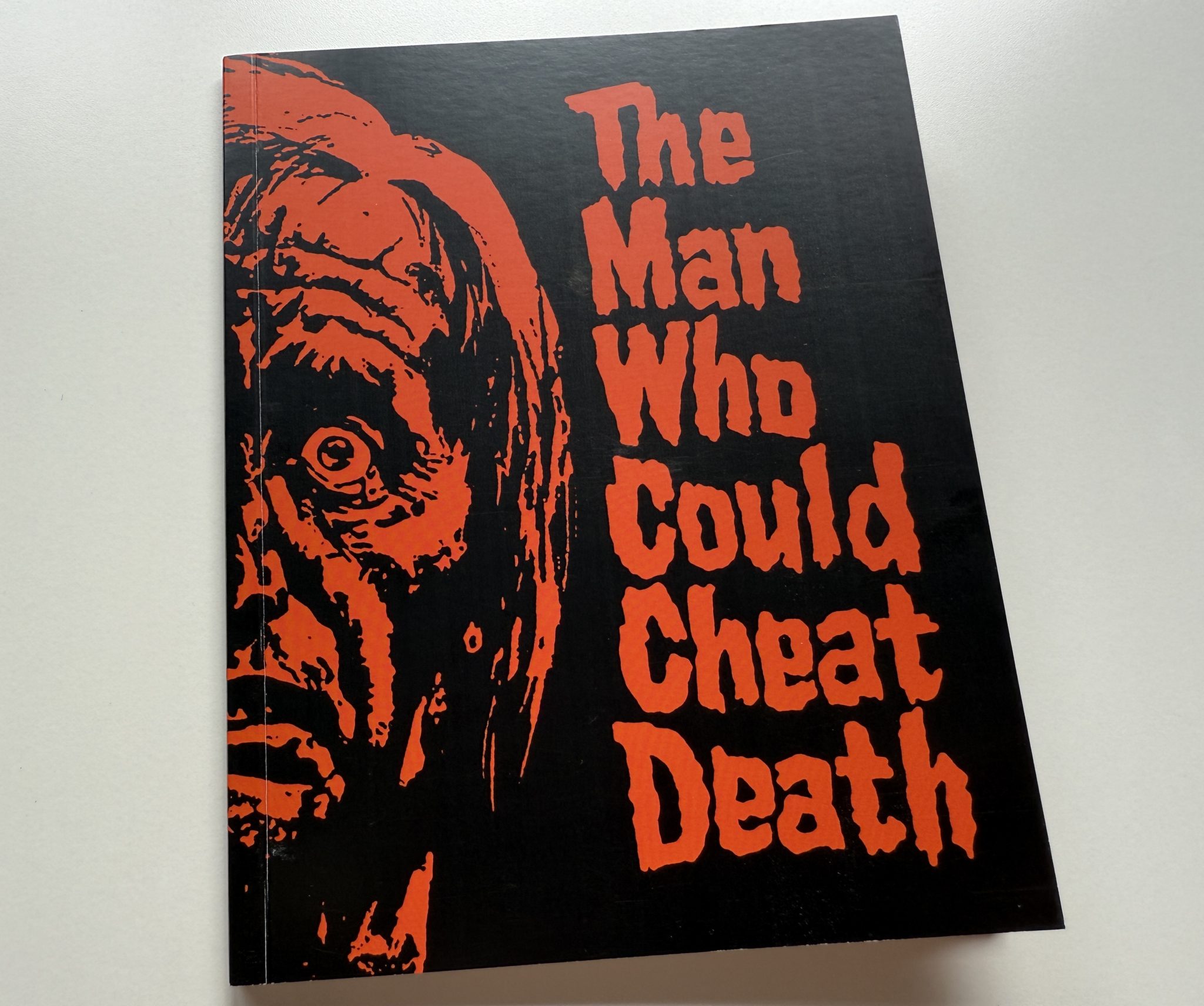 The Man Who Could Cheat Death 4k - Booklet cover