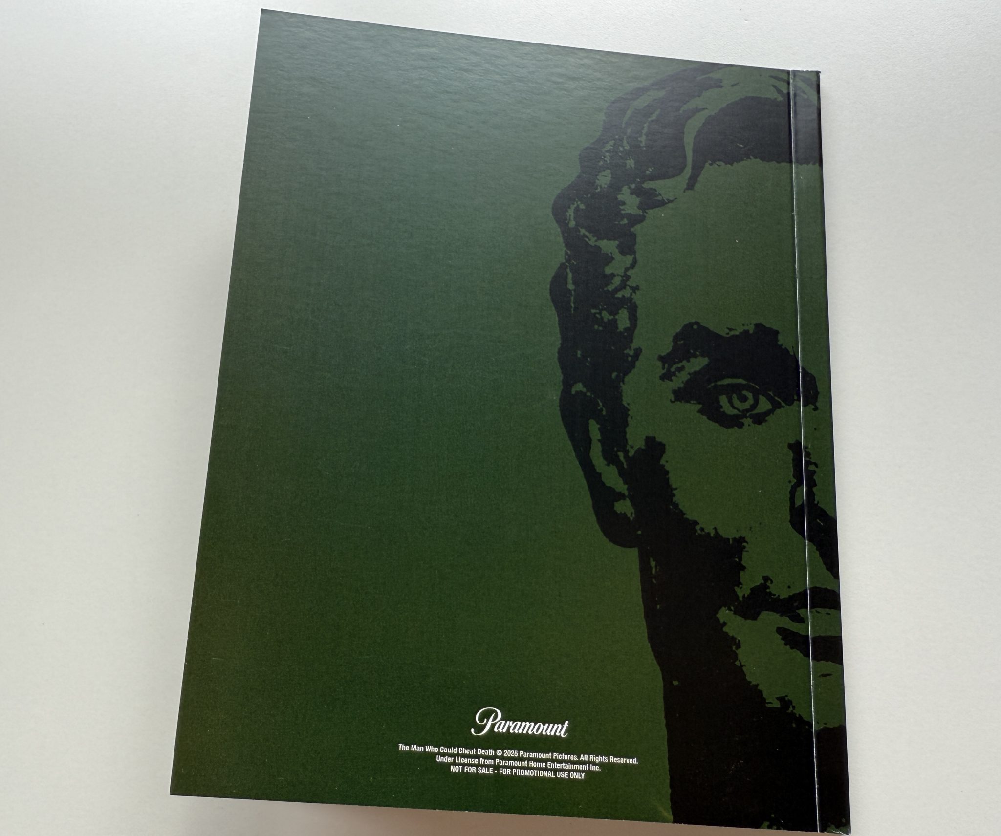 The Man Who Could Cheat Death 4k - Booklet back