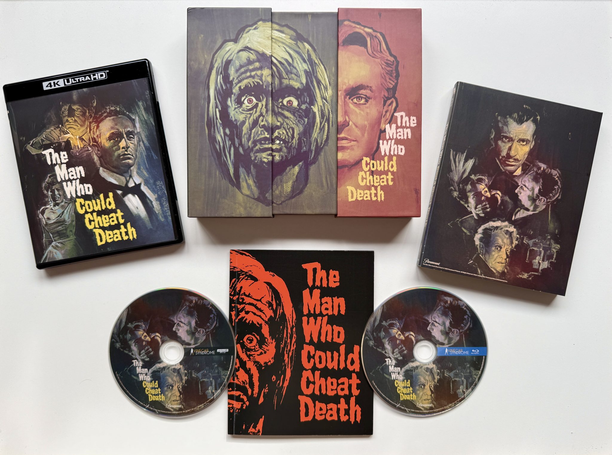 The Man Who Could Cheat Death 4k - Split box set