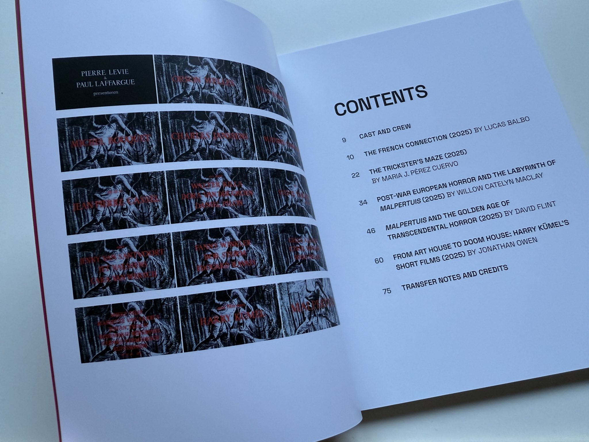 Malpertuis Blu-ray Limited Edition - Book contents