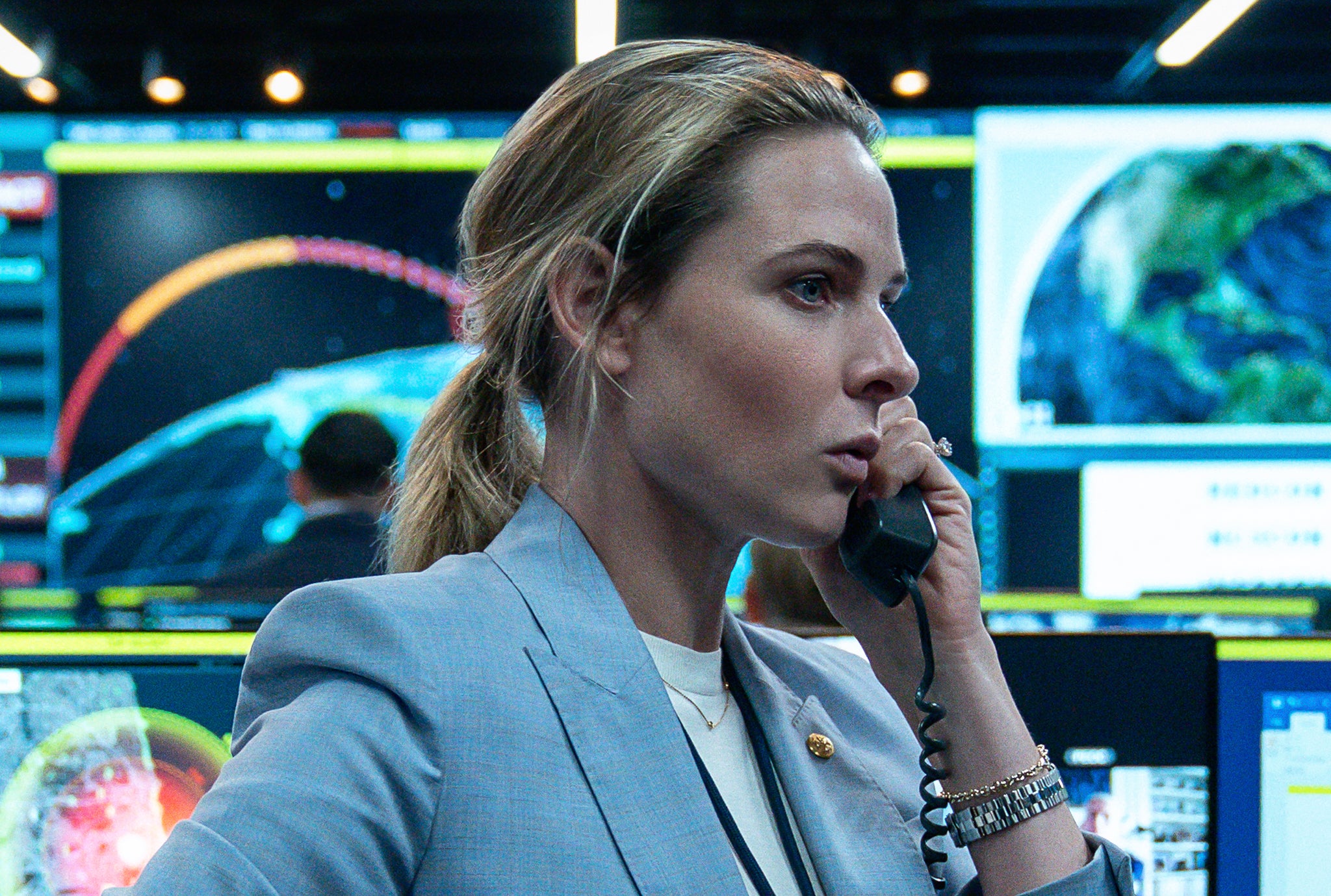 Una imagen de Una casa llena de dinamita, dirigida por Kathryn Bigelow