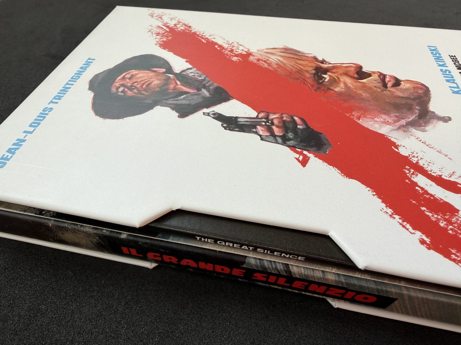 The Great Silence 4K - Slipcse spine contents