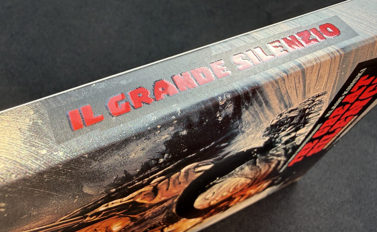 The Great Silence 4K - Slipcover spine detail