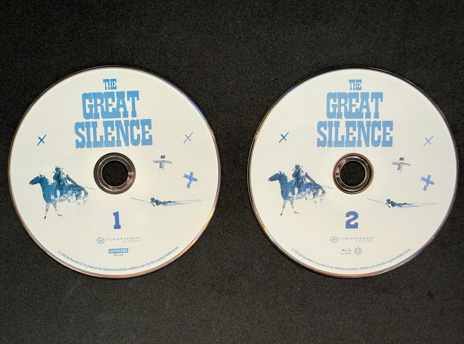 The Great Silence 4K - Discs
