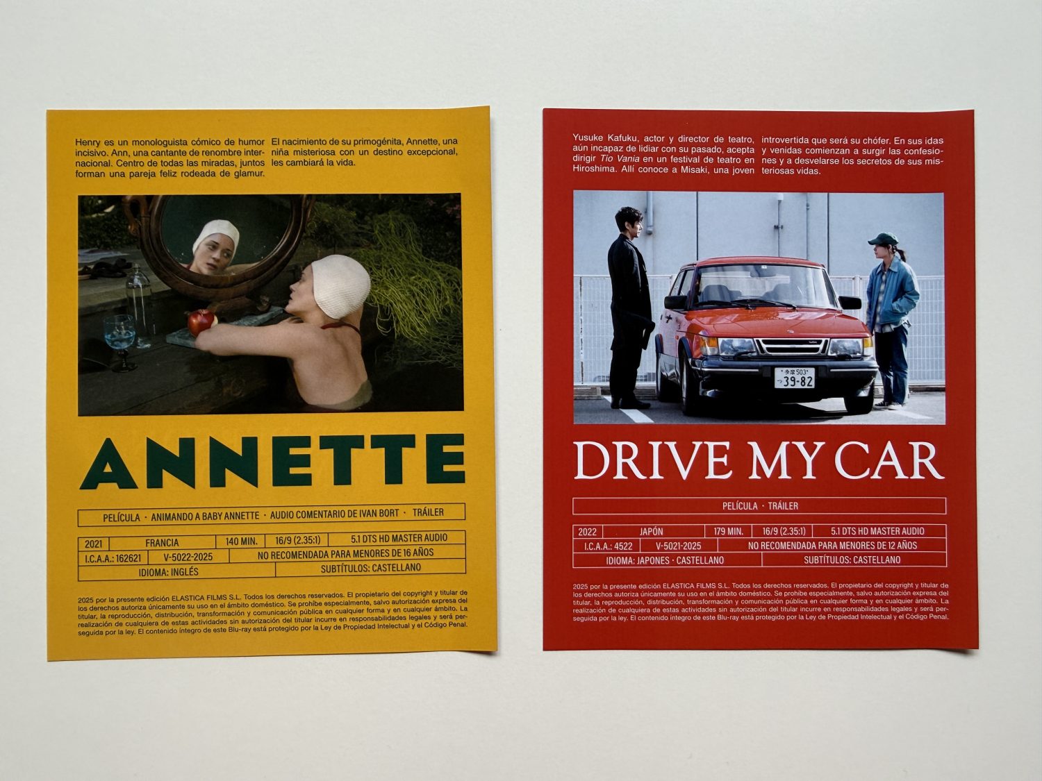 elastica [año cero] - Hojas de características reverso