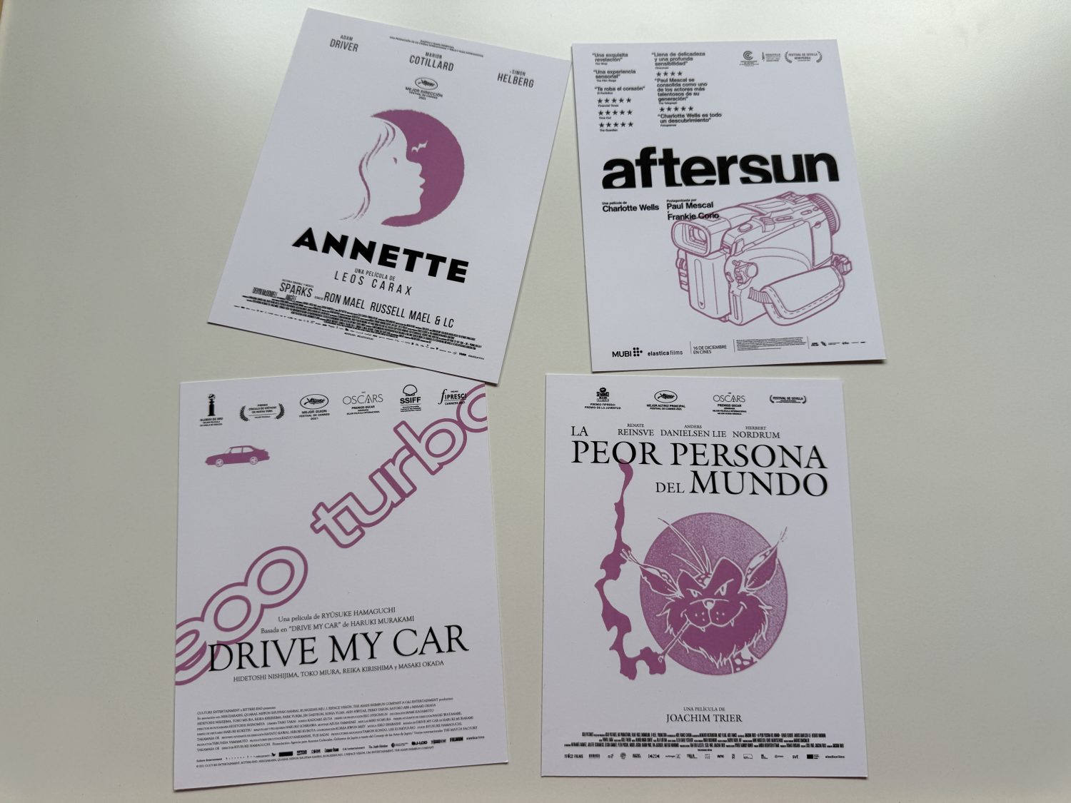 elastica [año cero] - Set de postales reverso