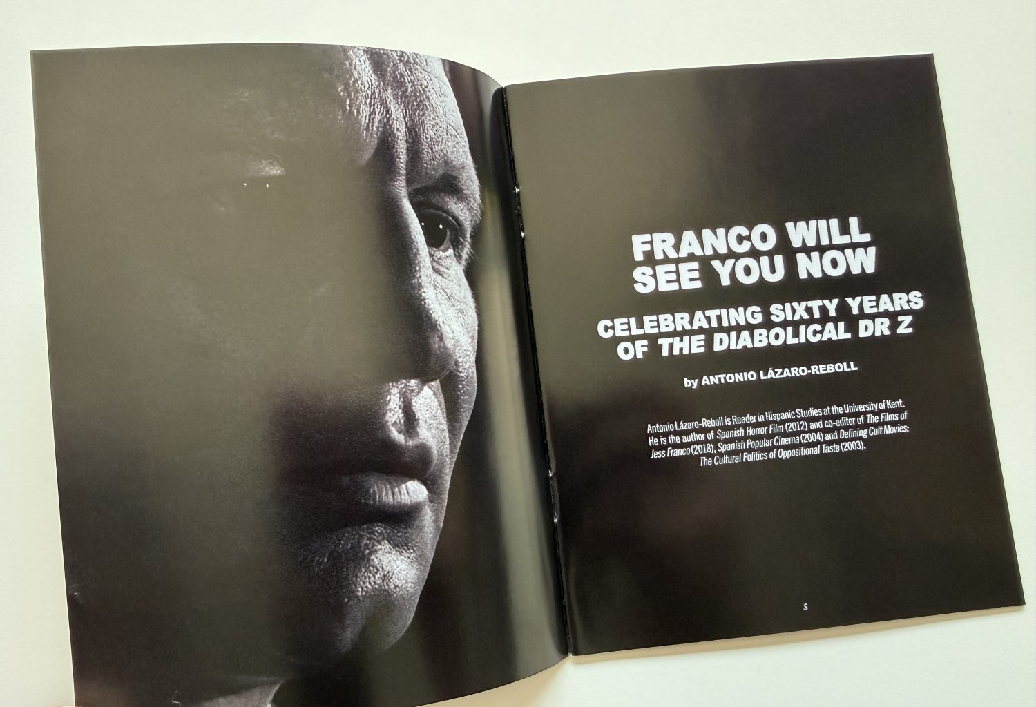 The Diabolical Dr Z Blu-ray - Booklet pages 1