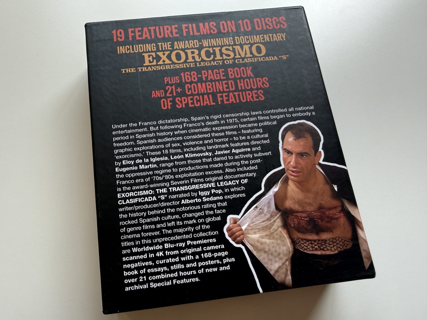 Exorcismo Blu-ray Severin Box Set - Back cover