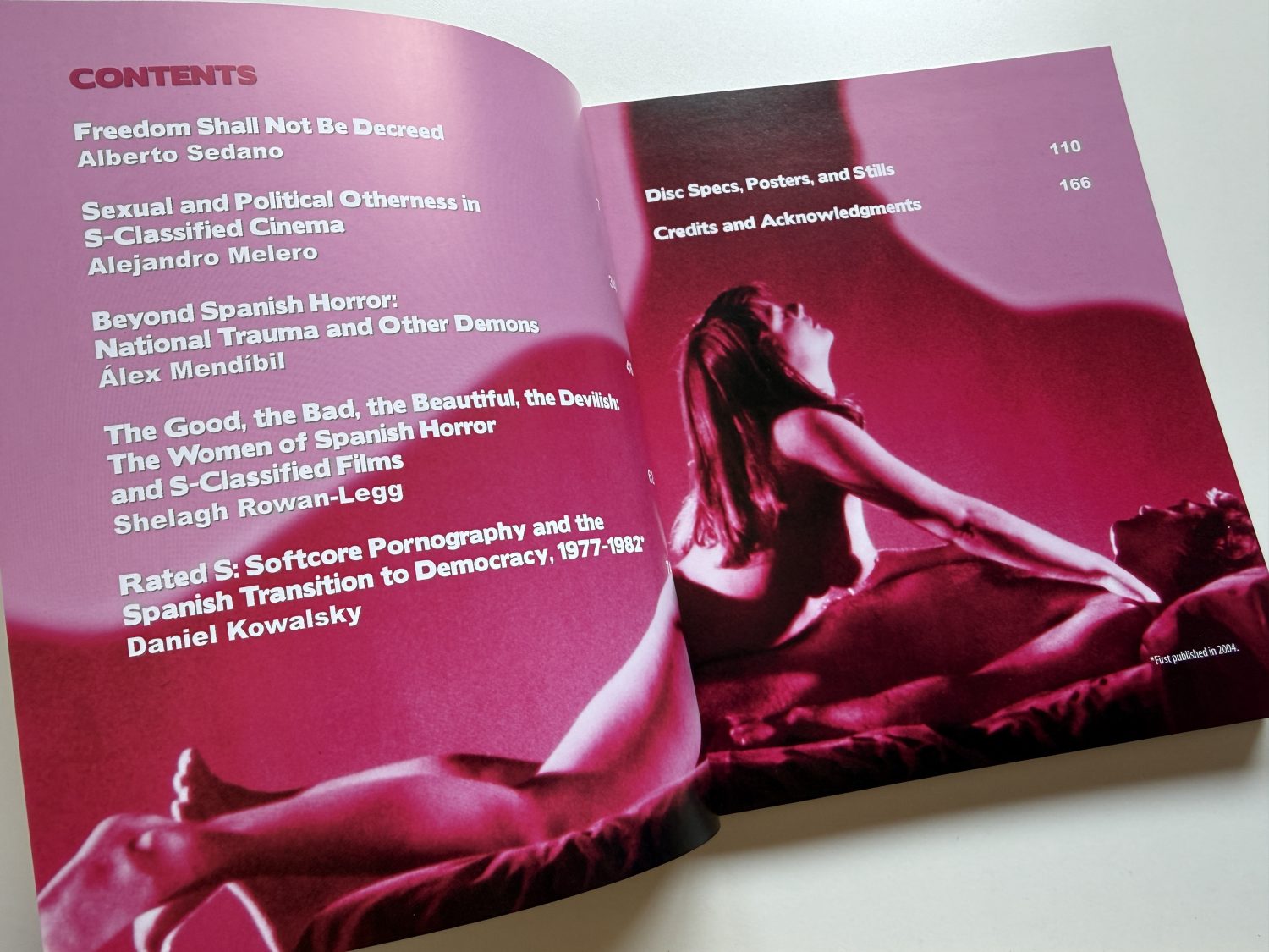 Exorcismo Blu-ray Severin Box Set - Book index