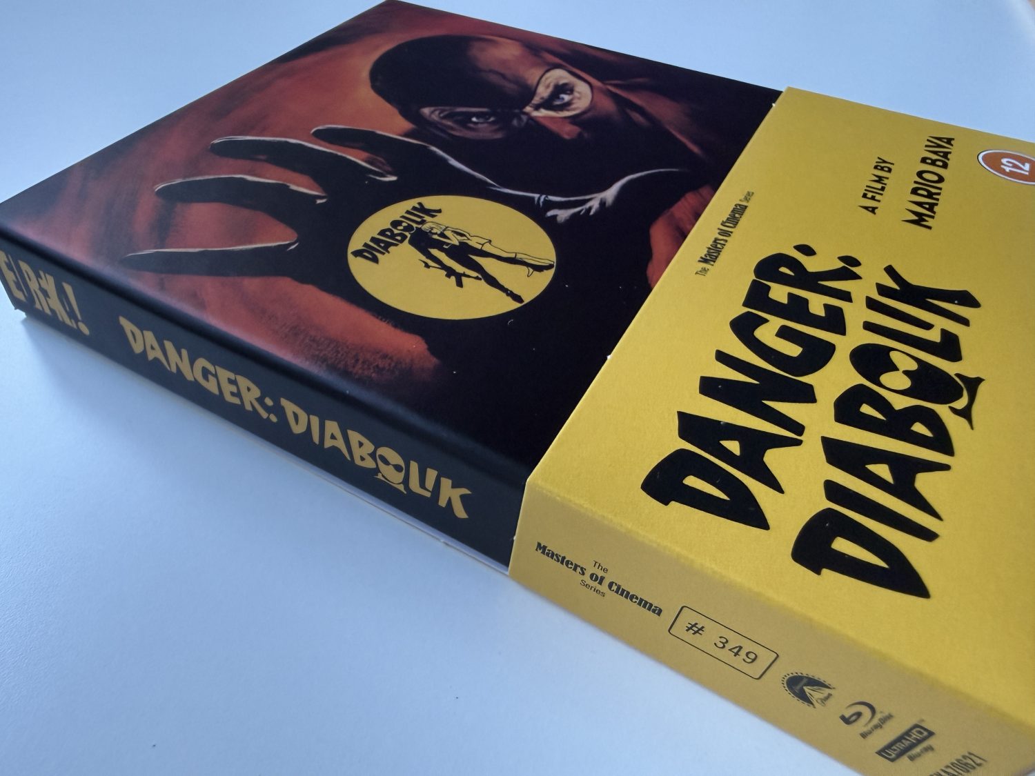 Danger: Diabolik 4K Eureka - Spine with J-card
