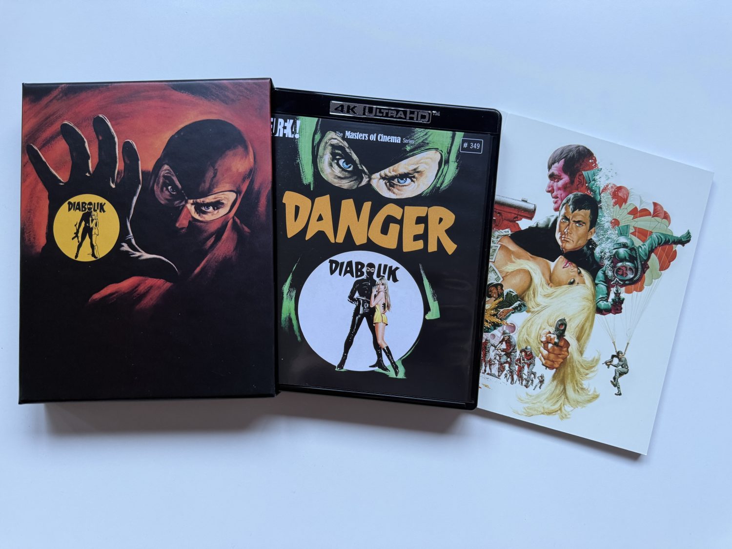 Danger: Diabolik 4K Eureka - Box set contents