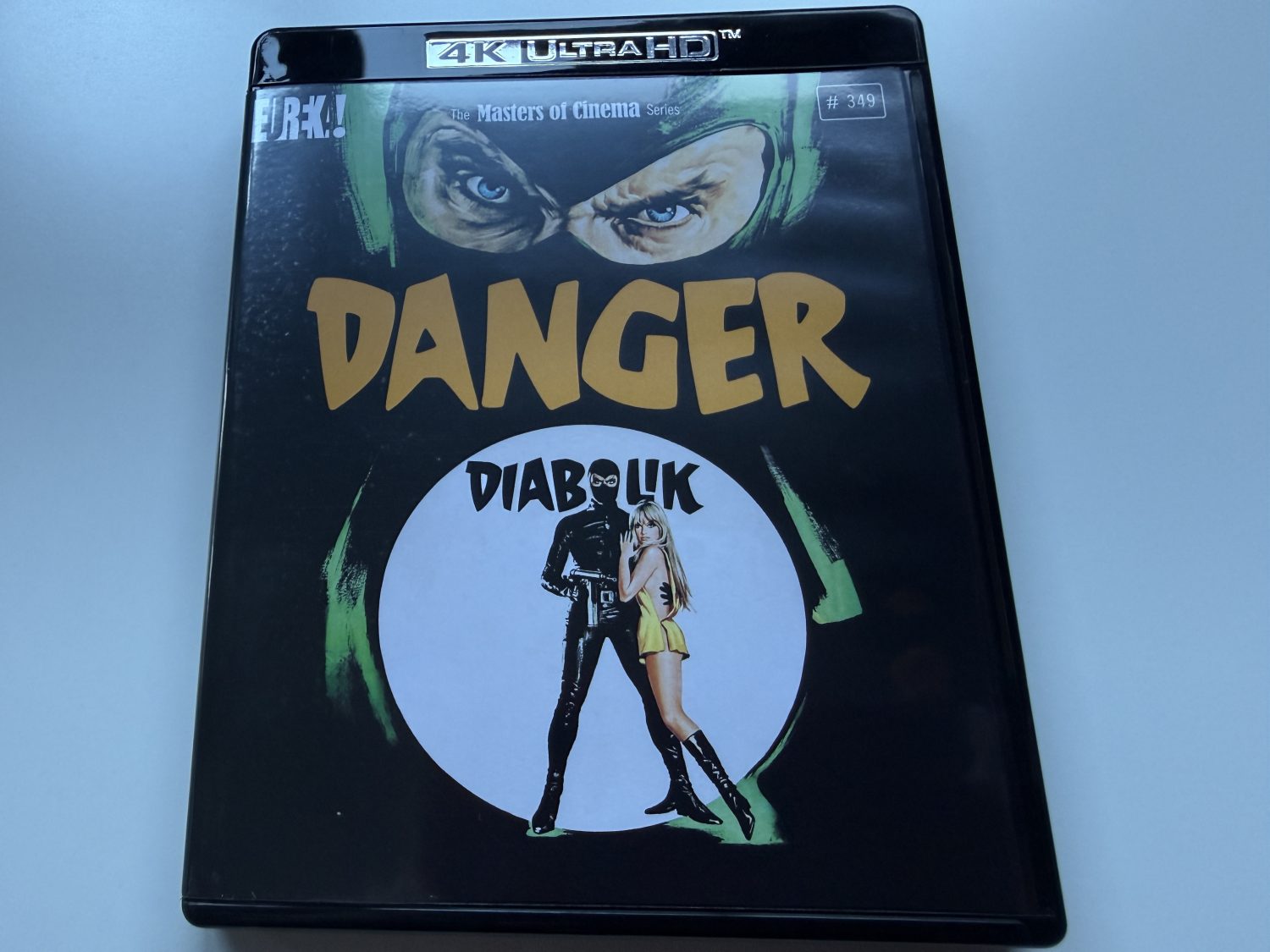 Danger: Diabolik 4K Eureka - Amaray front cover