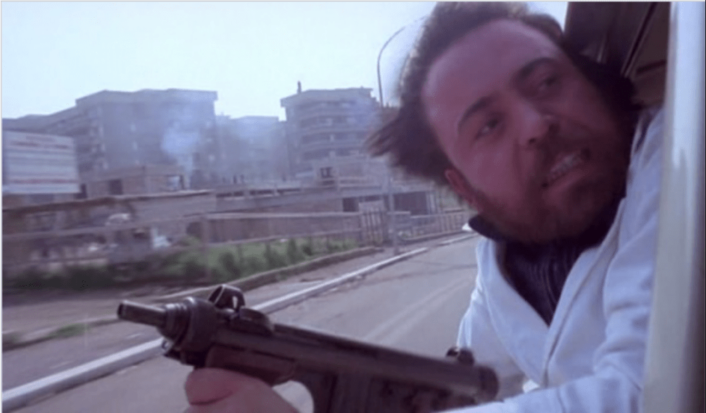 Benito Stefanelli en una imagen de Poliziotti violenti