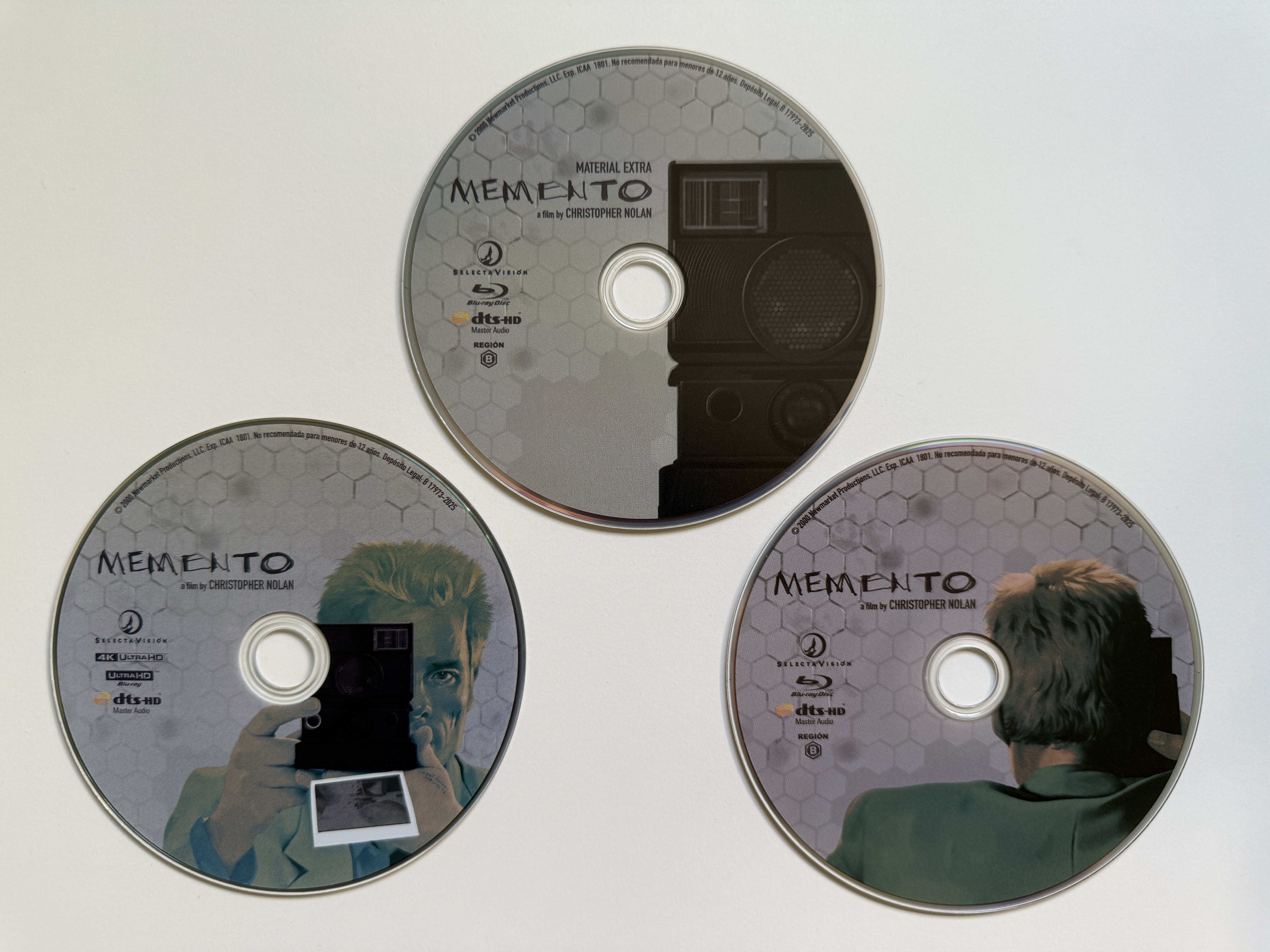 Memento 4K Selecta Vision - Discos